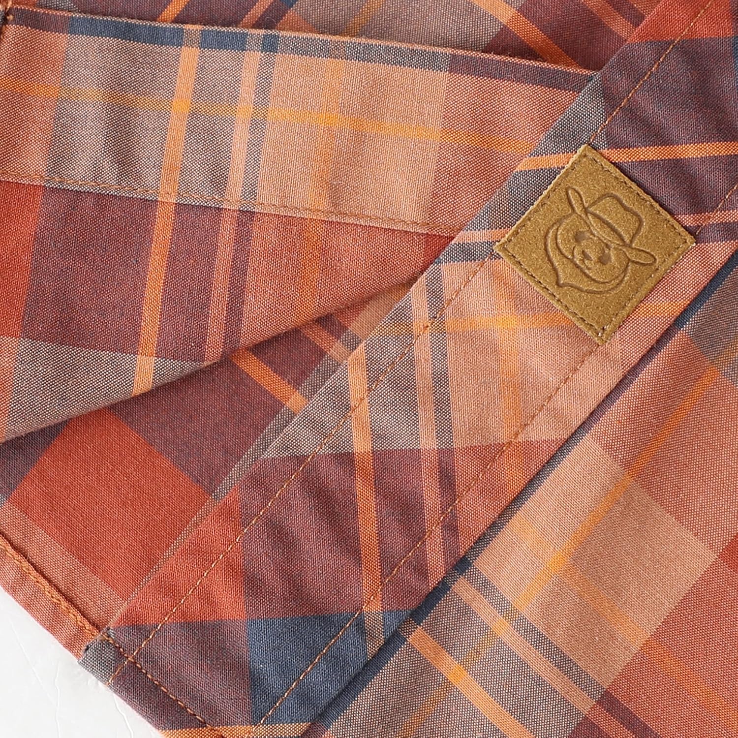 Dubinik® Pearl Snap Shirts for Men Long Sleeve Lightweight Casual Western Plaid Cowboy Cotton Vintage Work Shirt - Image 5