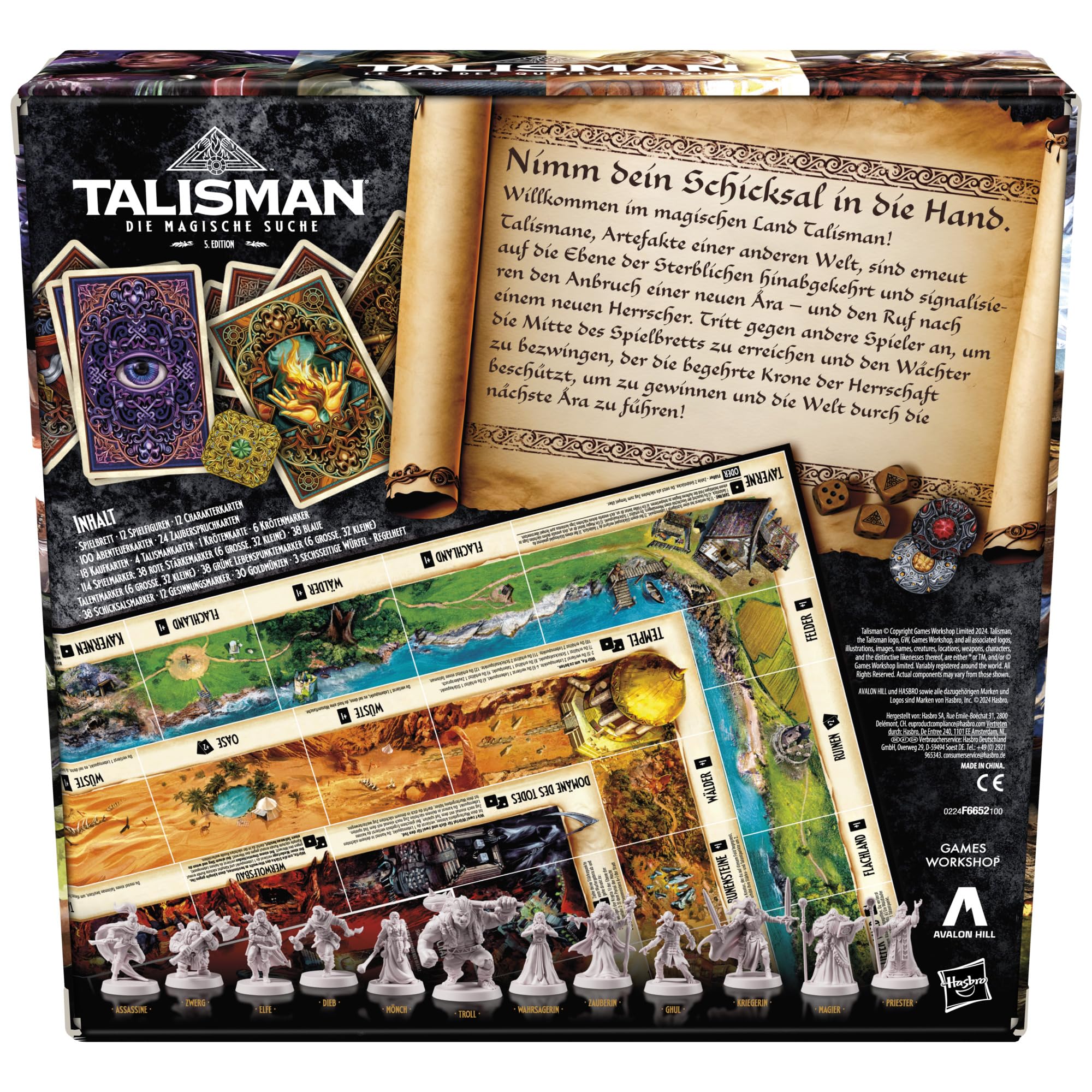 Talisman: Magische Quest gra planszowa, 5. edycja - wersja niemiecka