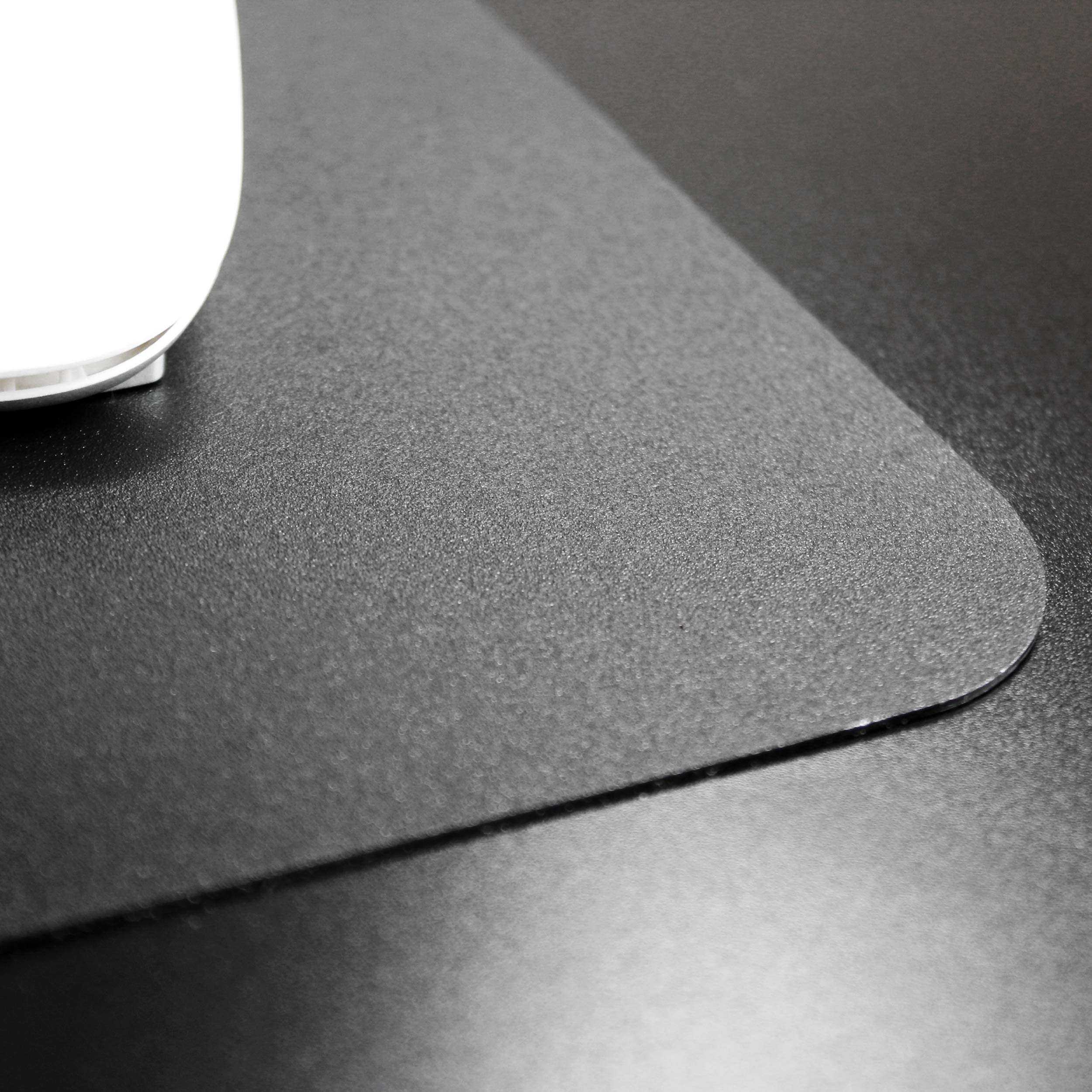 Desktex® Sous-main rectangulaire en vinyle noir – 50,8 x 91,4 cm