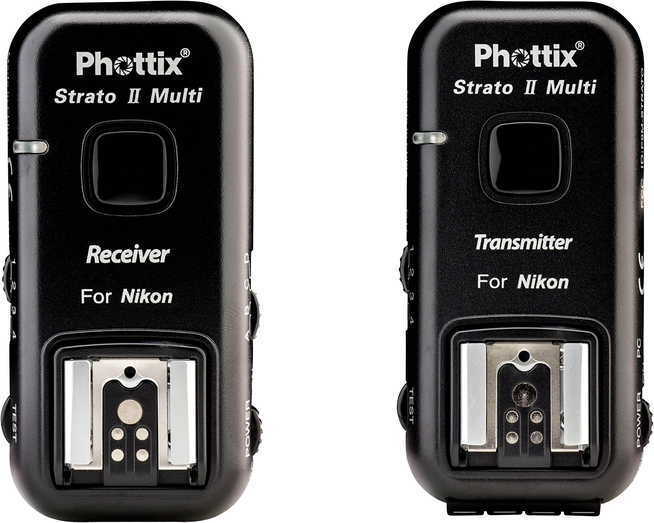 Strato II Wireless Flash Trigger Multi 5-in-1 Set for Nikon - Transmitter and Receiver (PH15653)