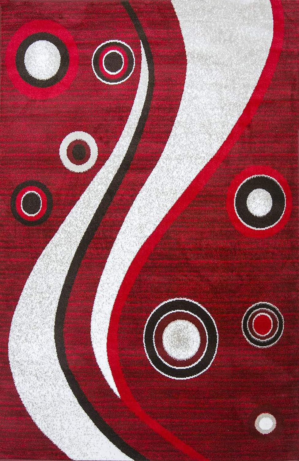 Amazon.com: Msrugs Frize Collection Contemporary Area Rugs for Living ...
