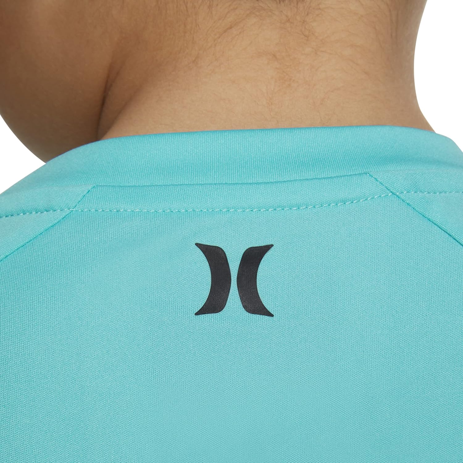 Hurley Boy's Icon UPF 50+ Rash Guard Swim Shirt - Image 6