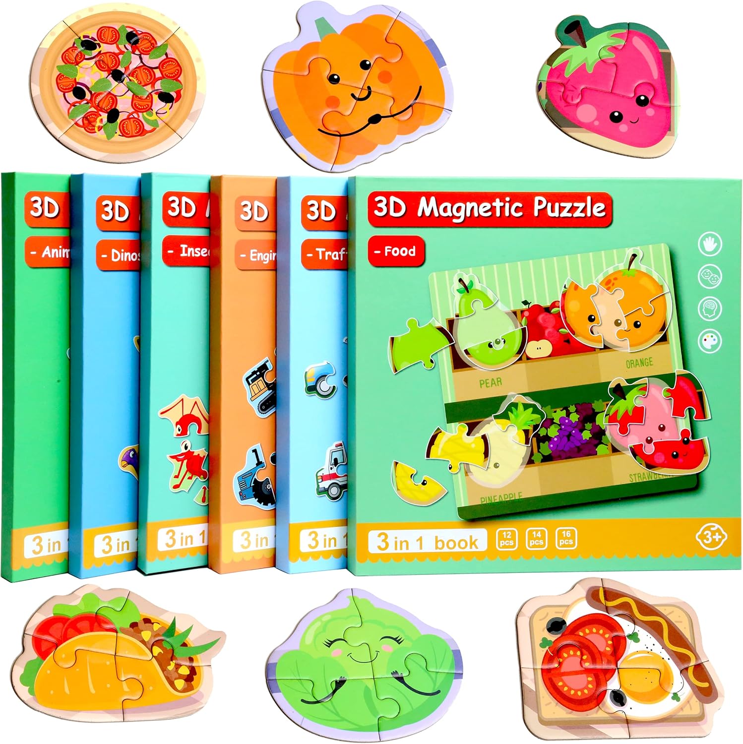 Puzzles for Kids Ages 13, Travel Toddler Puzzles