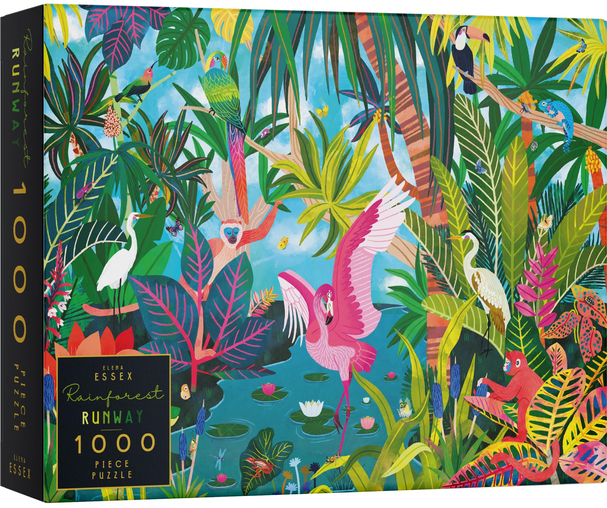Elena Essex 1000 Piece Jigsaw Puzzles for Adults (Rainforest Runway)