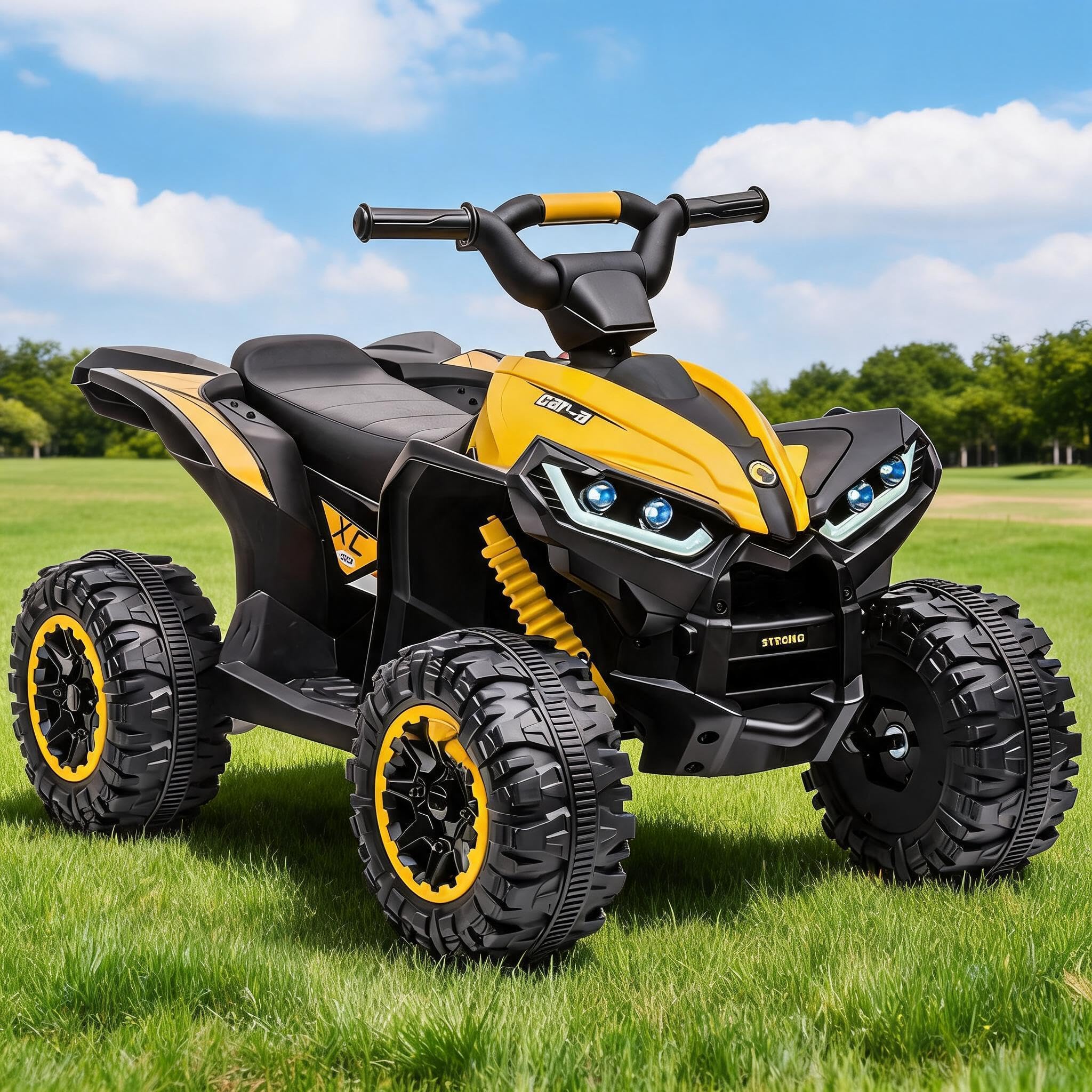 Kids Electric ATV Quad Bike 12V Ride on Car with Remote Control Dual 35W