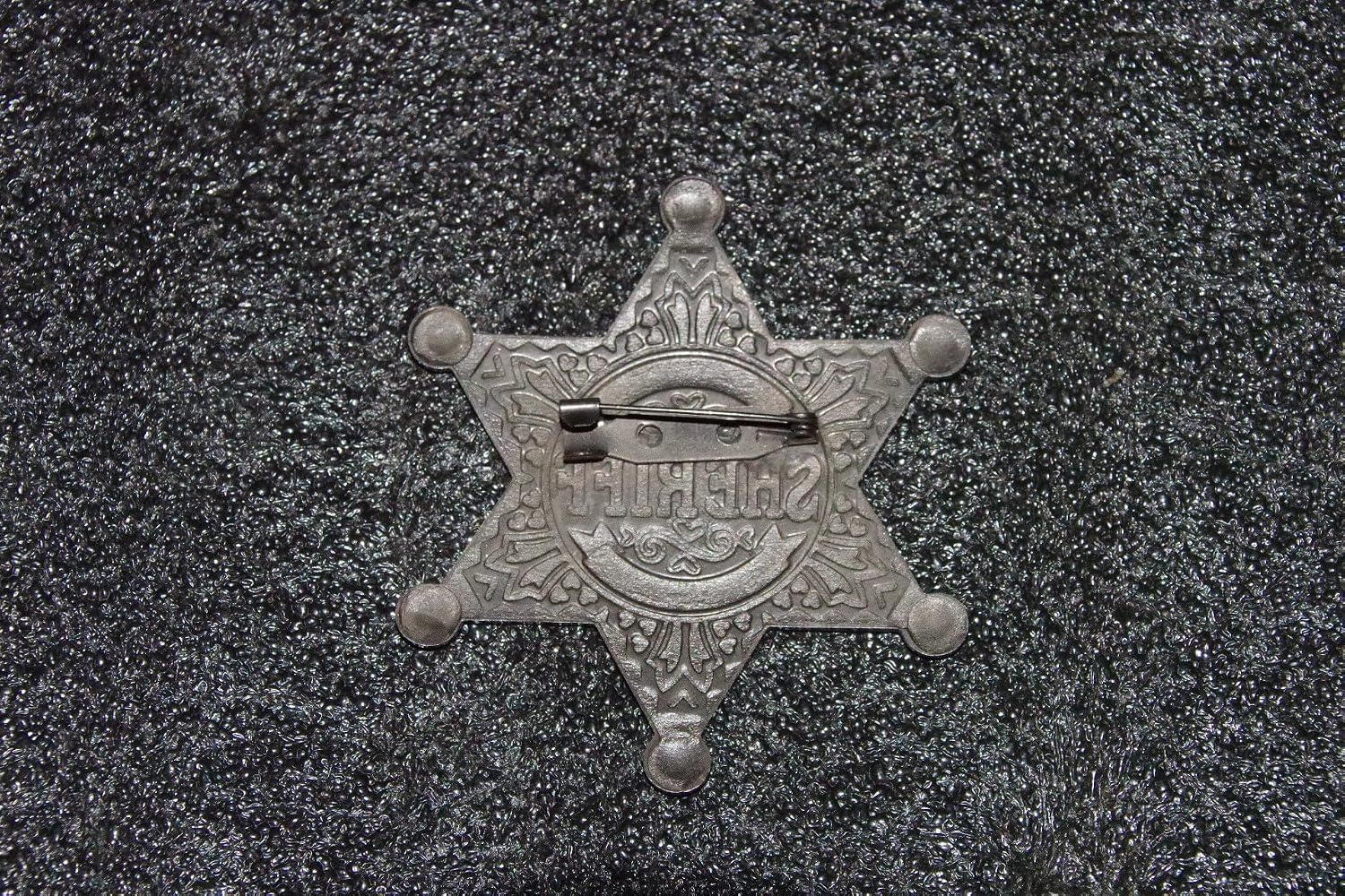 Old west Sheriff Badge Metal old west Costume Prop pin