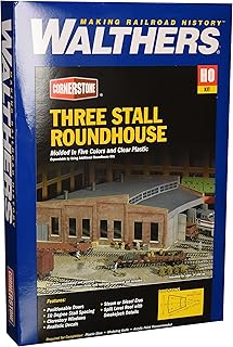 Walthers Cornerstone HO Scale Model Roundhouse, 8