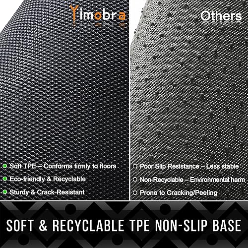 Miniatura 5 de Yimobra Tapetes de exterior para puerta delantera, 29.5 x 17 pulgadas, impermeable, para todas las estaciones, para entrada al aire libre,