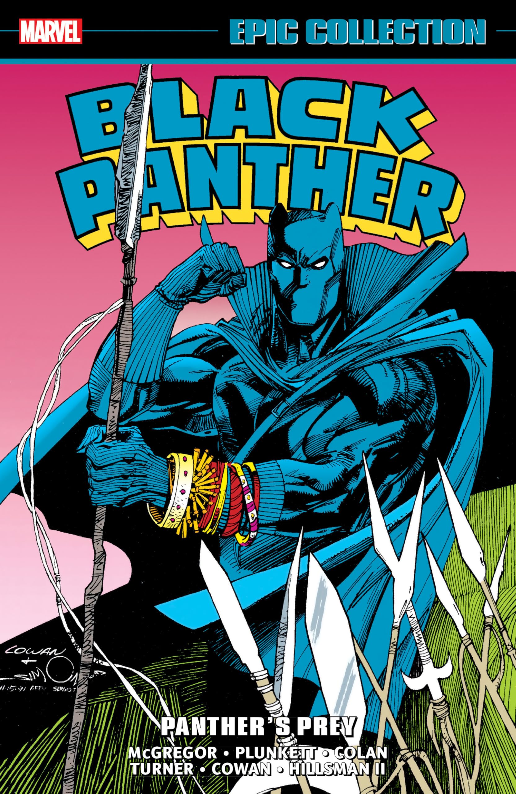 BLACK PANTHER PANTHERS PREY OMNIBUS DENYS COWAN COVER (1272 Pages) New Hardback