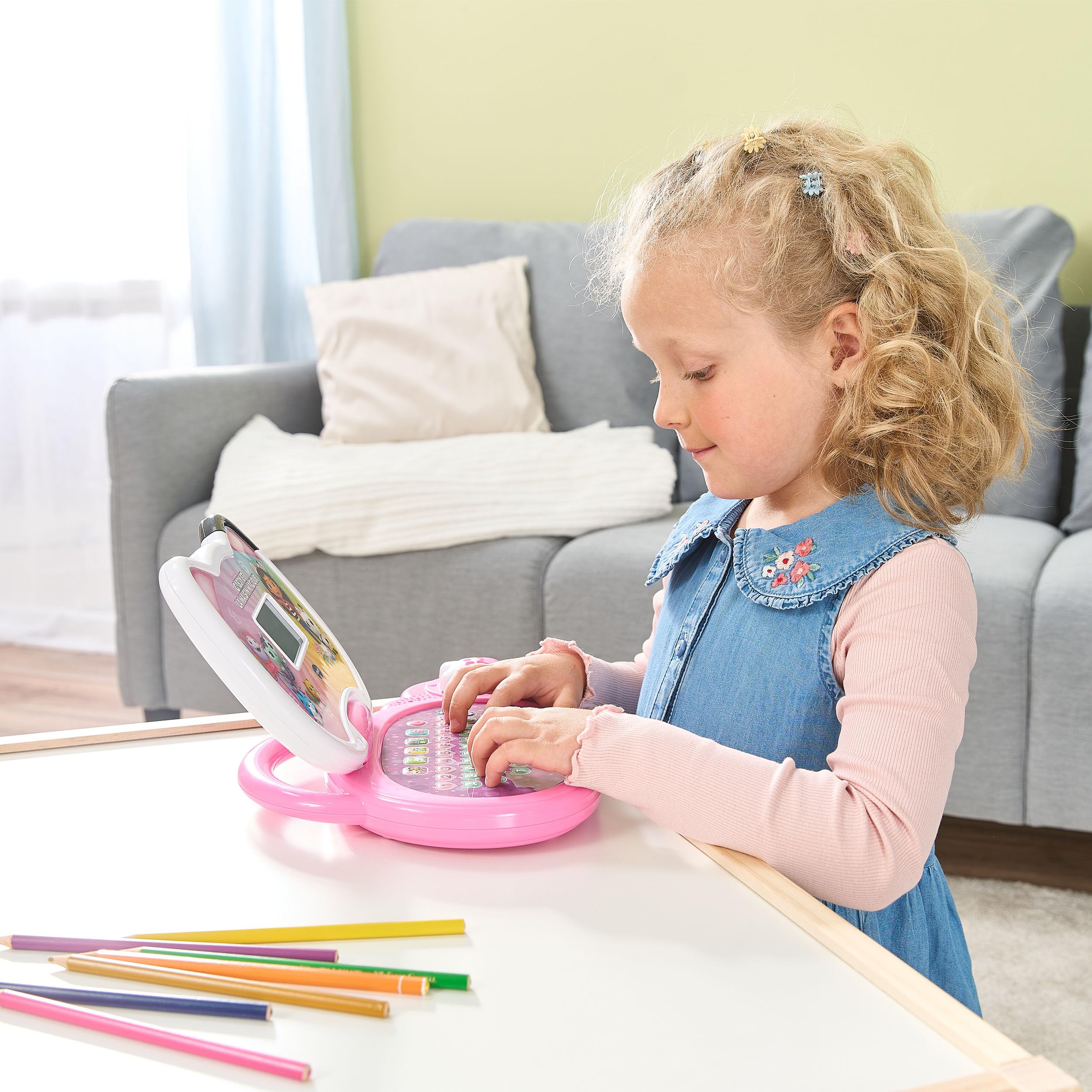 VTech Gabby's Dollhouse Lernlaptop - QWERTZ-Tastatur, 3-6 Jahre