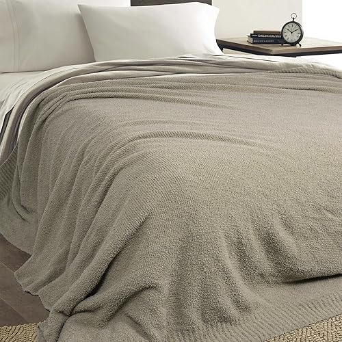 Miniatura 2 de JOOJA Manta de punto mullida, cálida, tamaño Queen, manta de cama de lujo de gran tamaño, manta suave para cama, manta ligera de felpa tamaño Queen