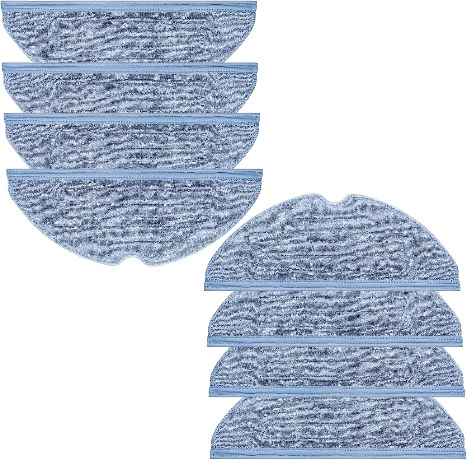 Premium Microfiber Mop Pads Compatible with for Roborock S7, S7 Plus, T7, T7S, T7 Plus, S7 MaxV, S7 MaxV Plus (Blue, 10Pack)