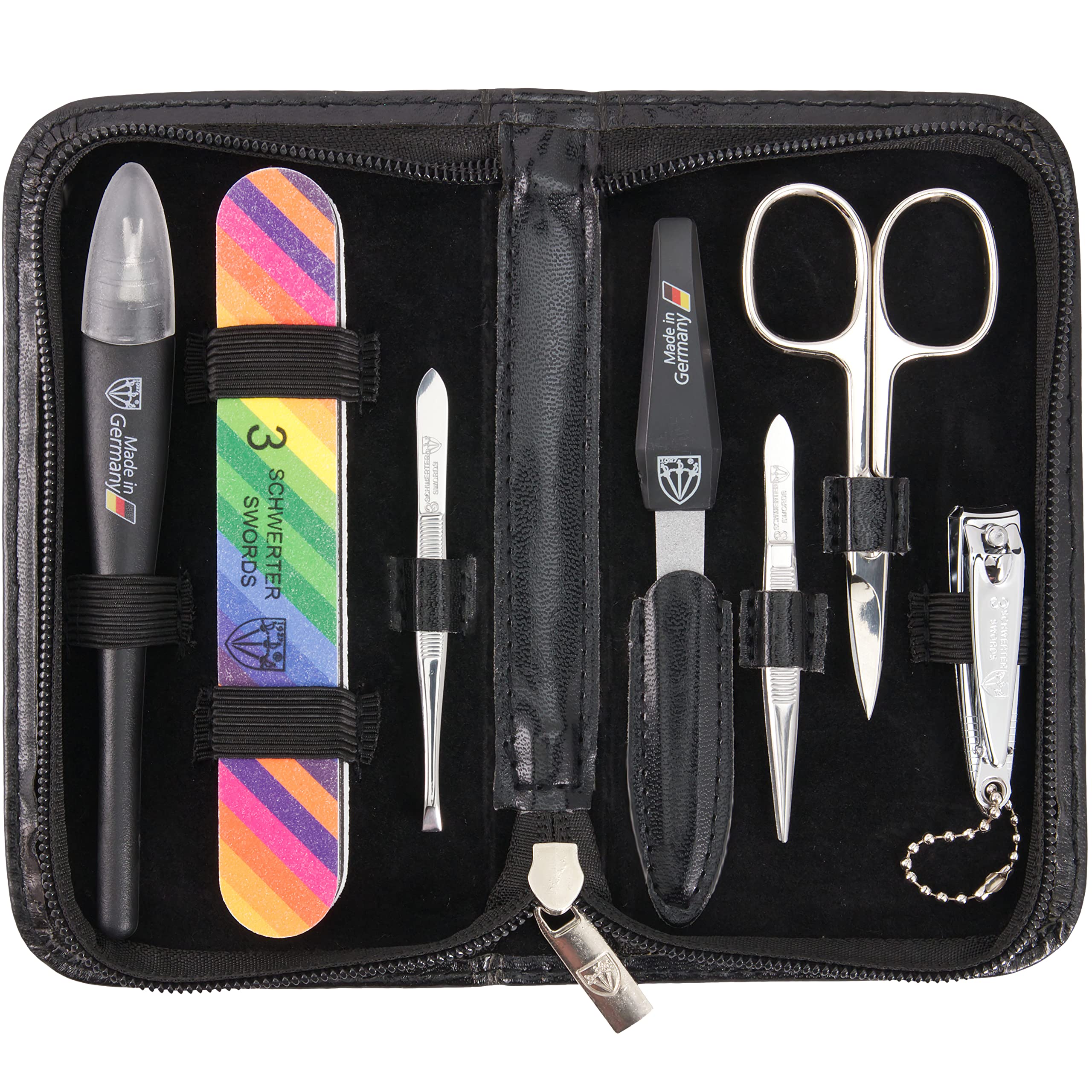 3 Swords Germany 7-Piece MANICURE - NAIL CARE - NAIL SCISSORS - CUTICLE REMOVER set - brand quality since 1927