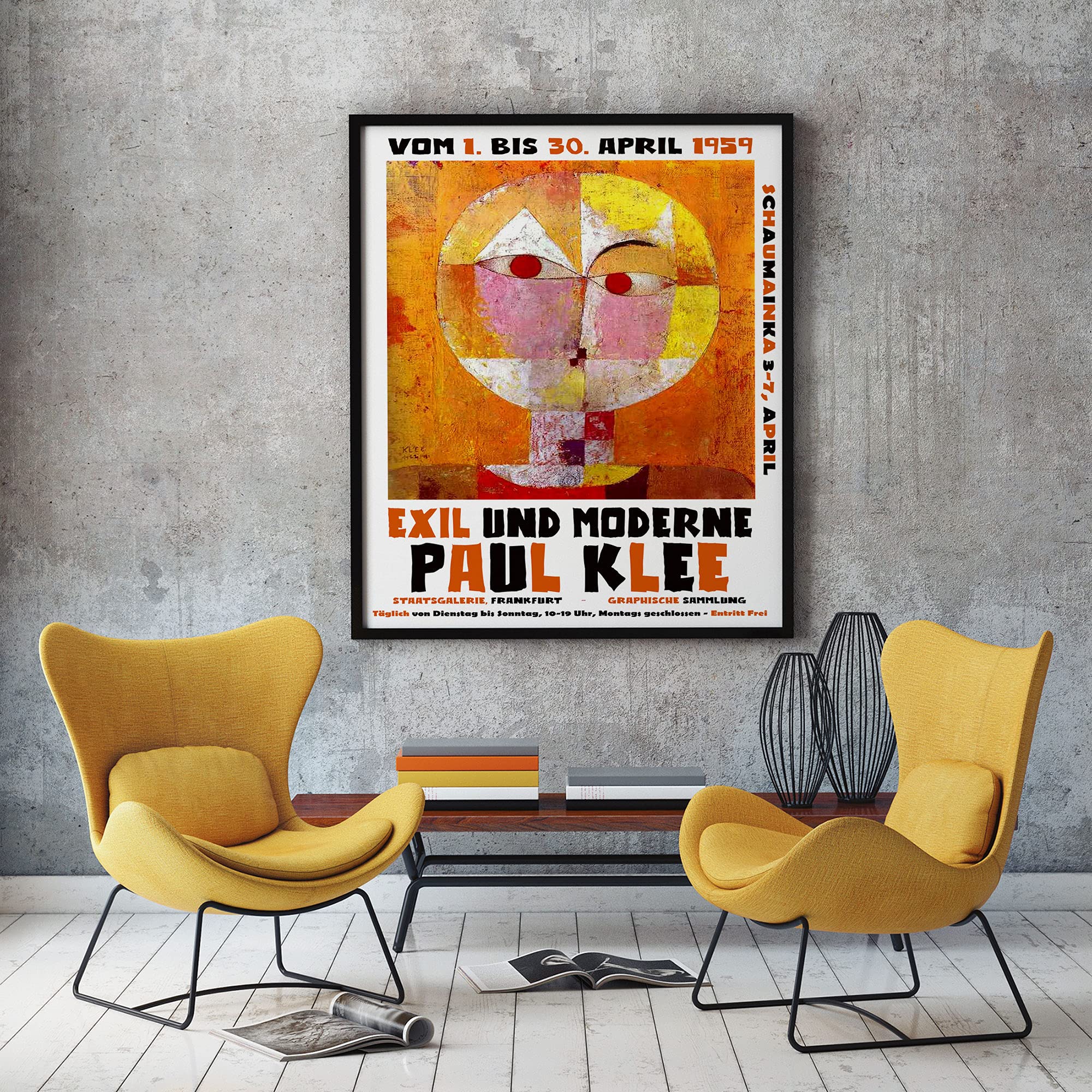 WallBuddy Museum Exhibition Poster Paul Klee Modern Art Exhibition