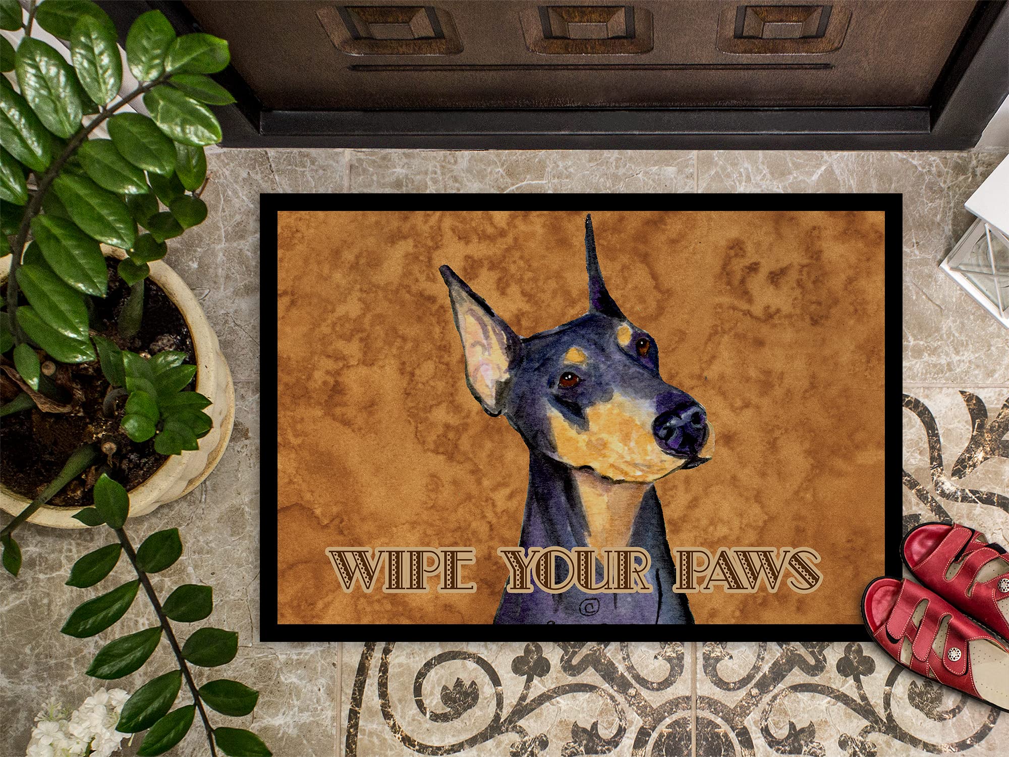 ドーベルマンマット Doberman Doormat - Etsy