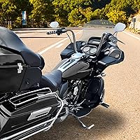 Vista 2 de Kojem Cubierta de calibre compatible con Harley-Davidson Road Glide 1998-2013 Reemplazo para cubierta de velocímetro 67923-98B 21906 Negro
