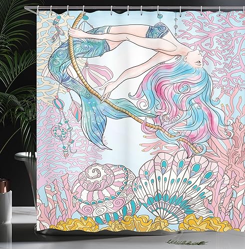 Miniatura 3 de Ambesonne - Colección decorativa, cortina para regadera de baño de poliéster.