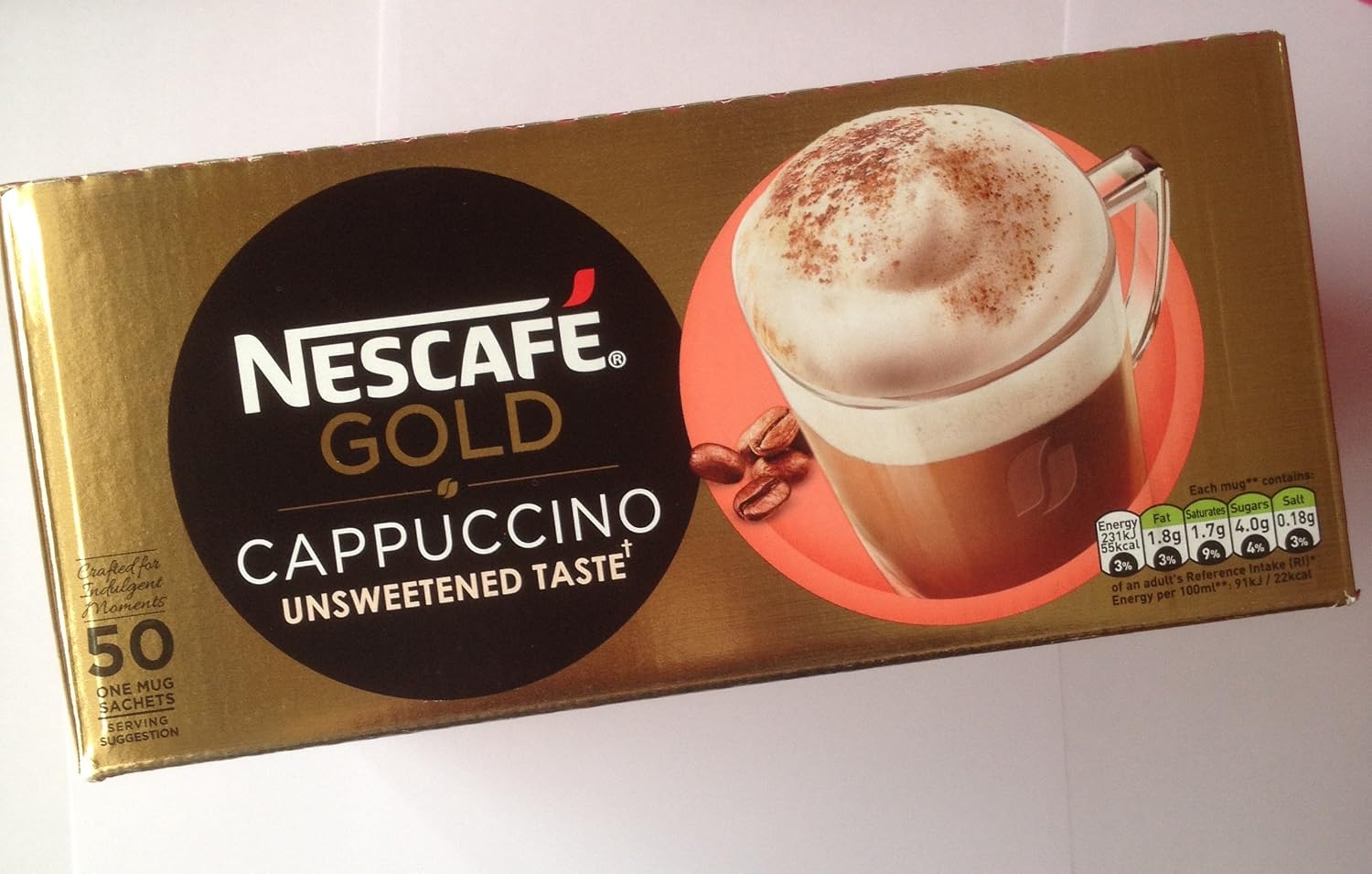 NESCAFE UNSWEET Cappuccino SACH PK50 16G