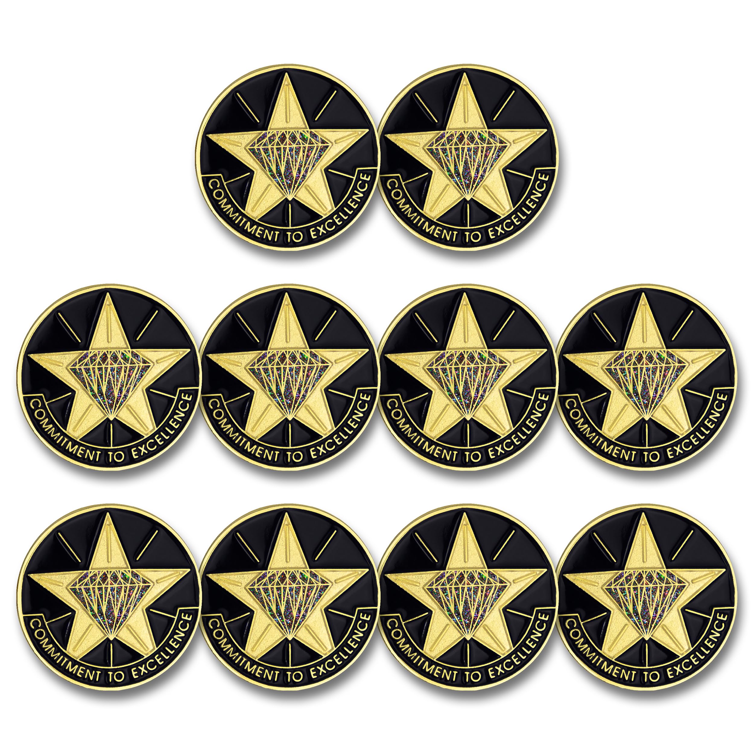 - Commitment To Excellence Lapel Pin - Pack of 10