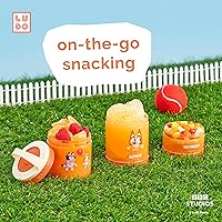 Vista 108 de Whiskware Disney Princess and the Frog, Stackable Snack Containers for Kids, 3 Stackable Snack Cups for School or Travel, Formula and Cupholder Tiana