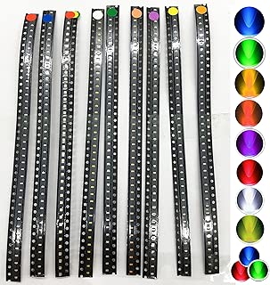 360pcs SMD SMT LED Bulbs Super Bright LED Blue, Red, White, Green, Orange, Yellow, Purple, Pink, Colorful-flash, Kaifa (0603-360pcs/9value) - coolthings.us