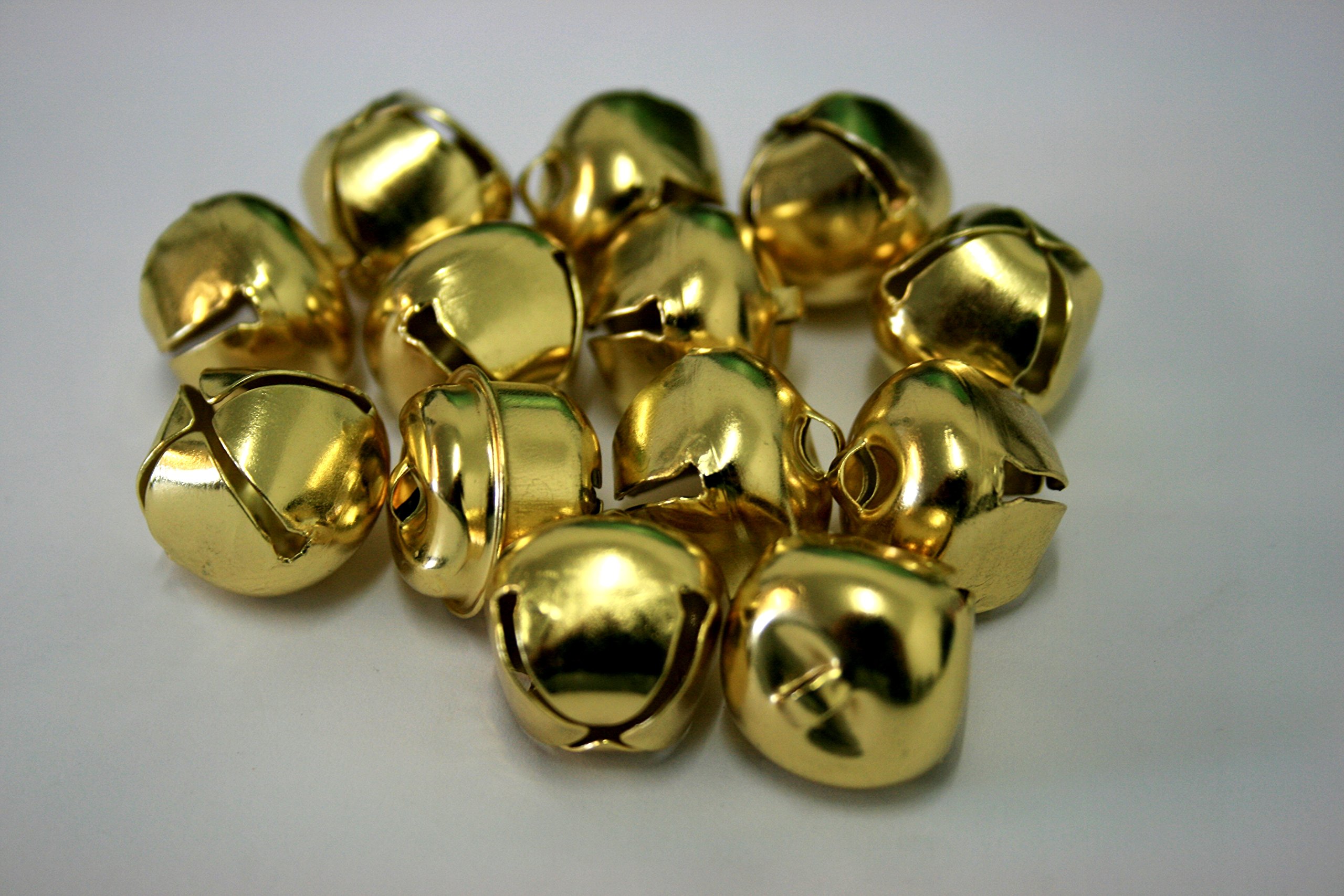 Trimits Gold Qualitiy Toy Cat Morris Dancing Craft Charm Christmas Jingle Bells - 12Mm, 1 Bell
