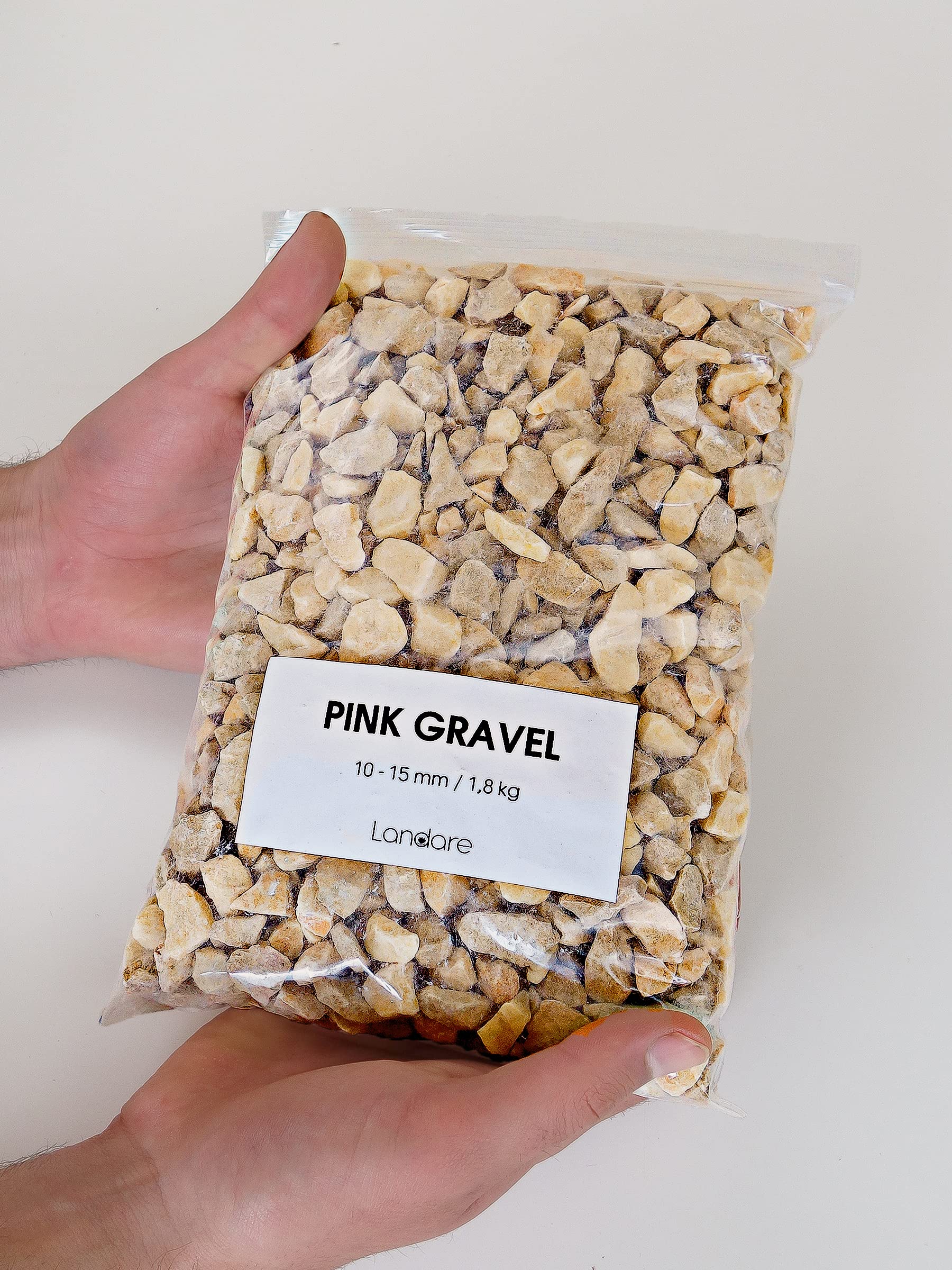 Ghiaia Gialla Per Acquario E Vasi - Sassolini Decorativi 12-18mm, 1.8kg, Naturale Dalla Spagna - Foto 6