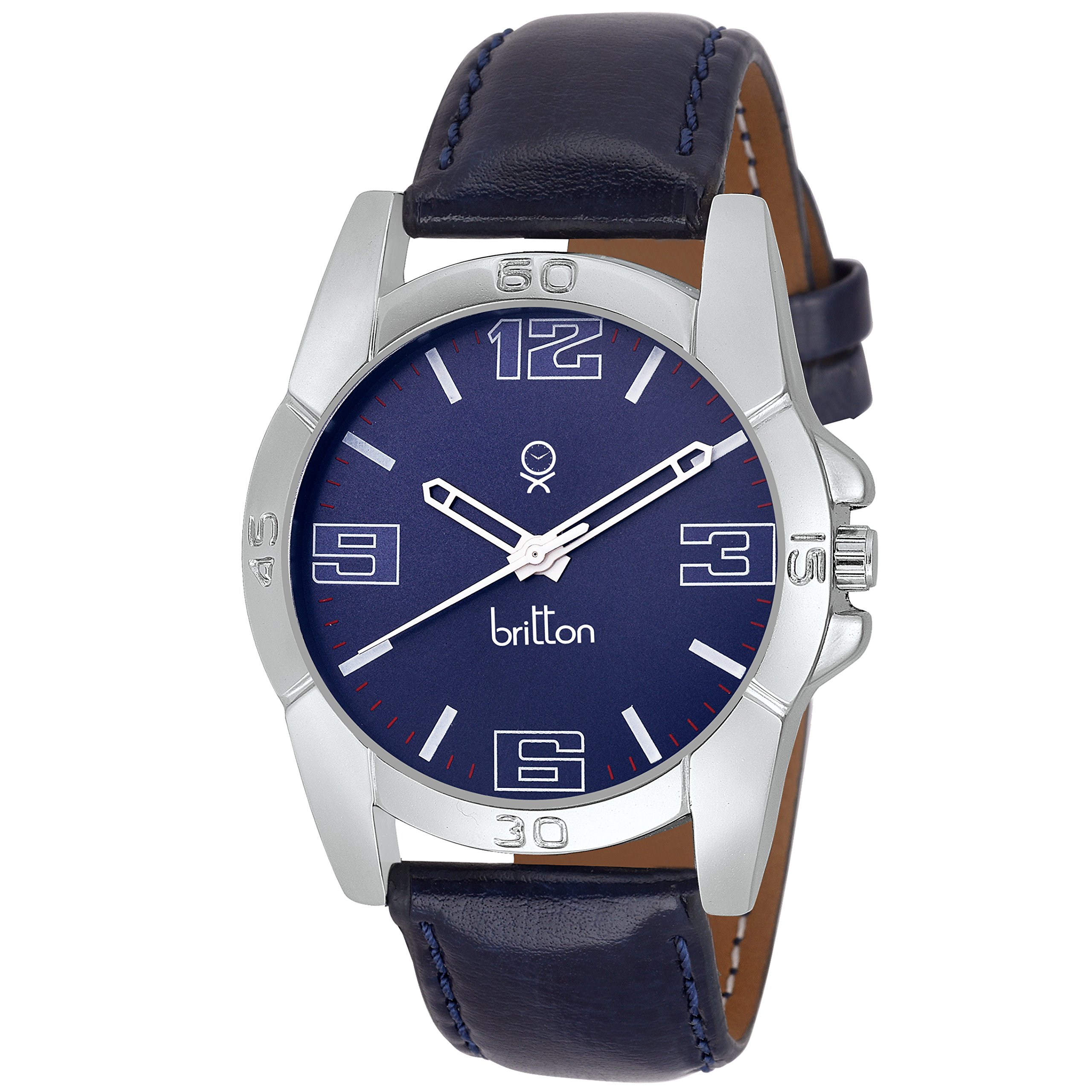 BRITTON Analogue Blue Dial Mens Watch-BR-GR183-BLU-BLU (B0716KKXFG) Amazon Price History, Amazon Price Tracker