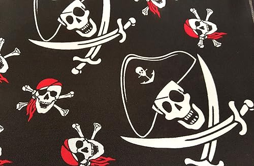 Miniatura 5 de Bandana pirata para niños o adultos (12 pañuelos piratas)