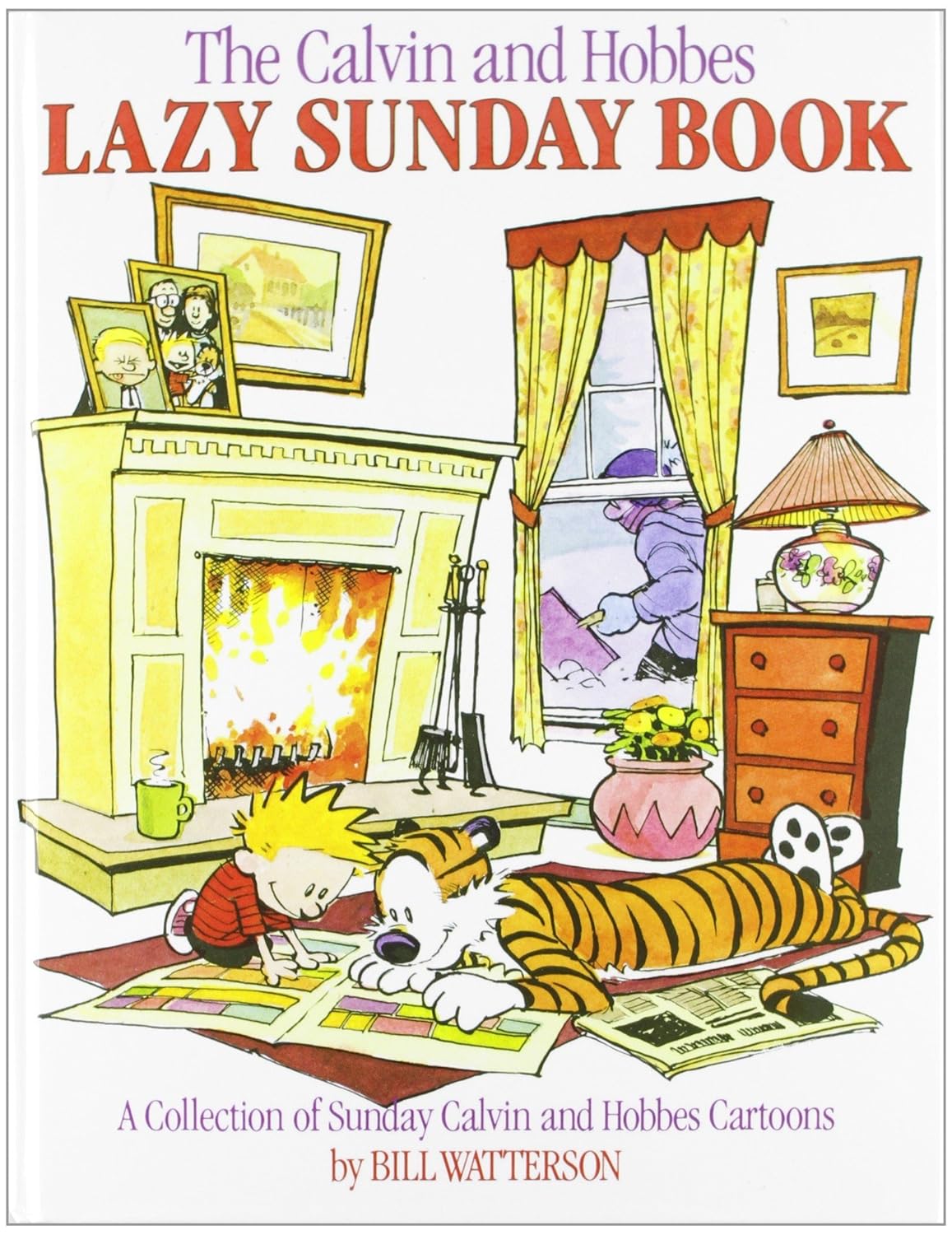 The Calvin and Hobbes Lazy Sunday Book: A Collection of Sunday Calvin and Hobbes Cartoons (Library Binding) Thumbnail