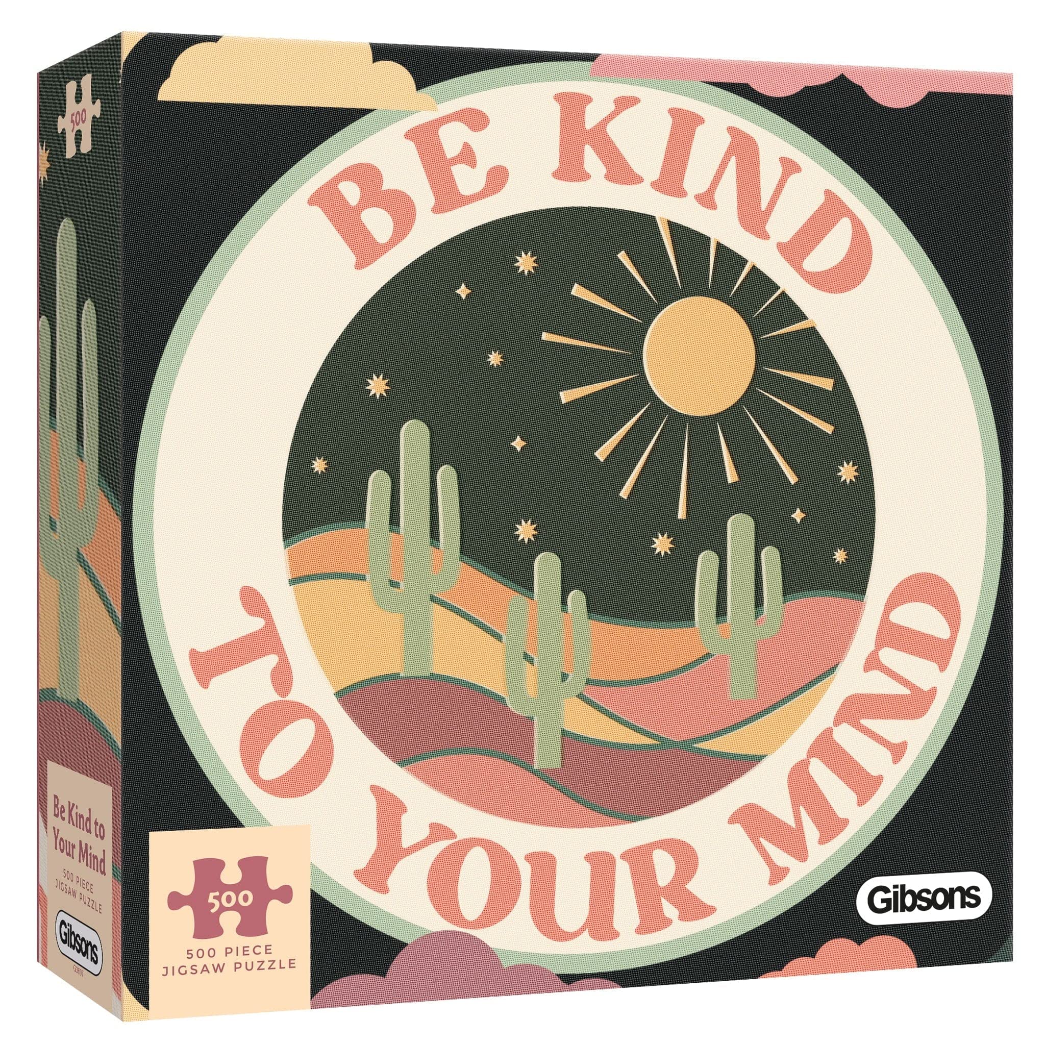 Gibsons Be Kind to Your Mind 500 Piece Jigsaw Puzzle Gift