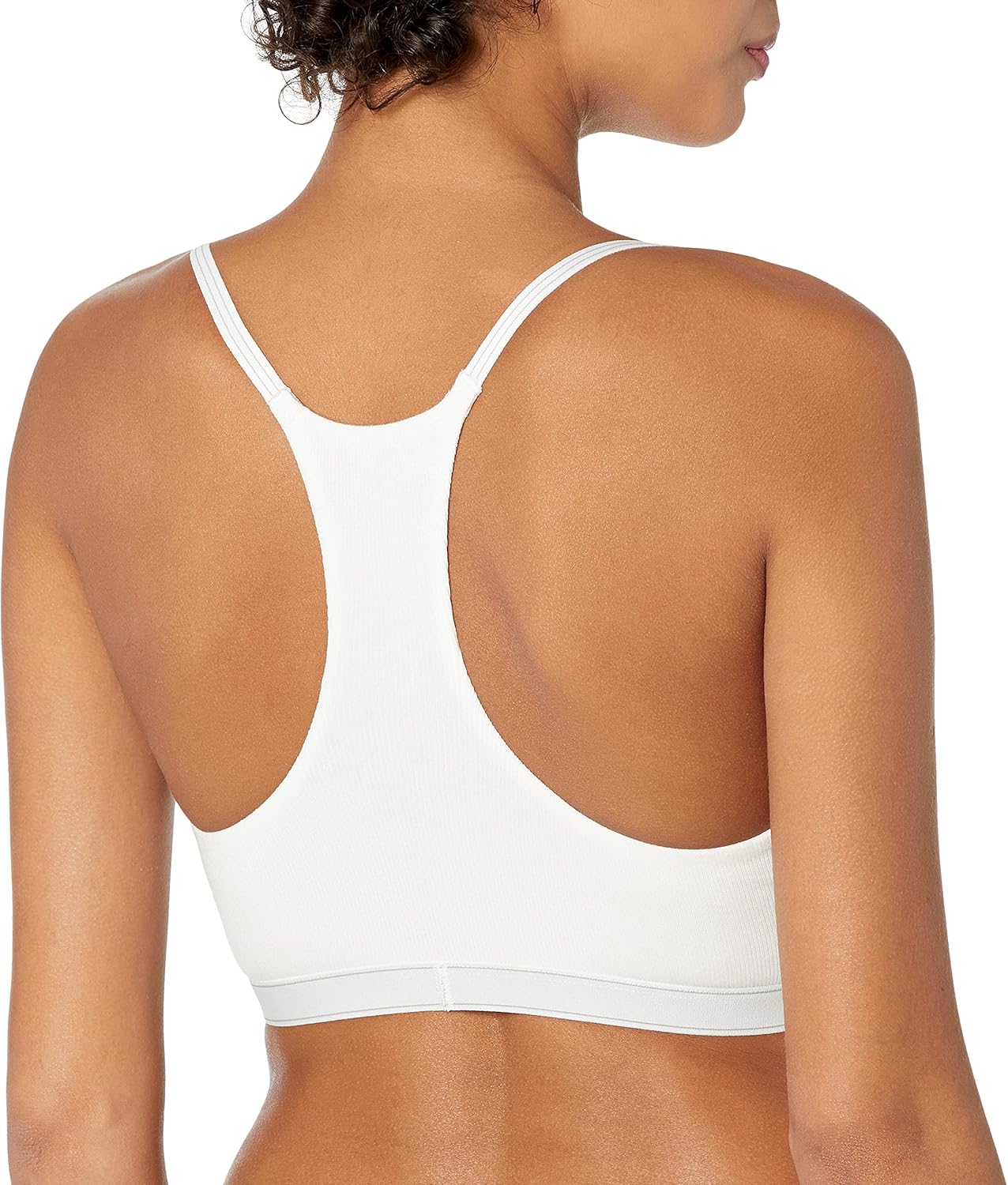 Calvin Klein Women's Pure Ribbed Natural Lift Unlined Bralette
