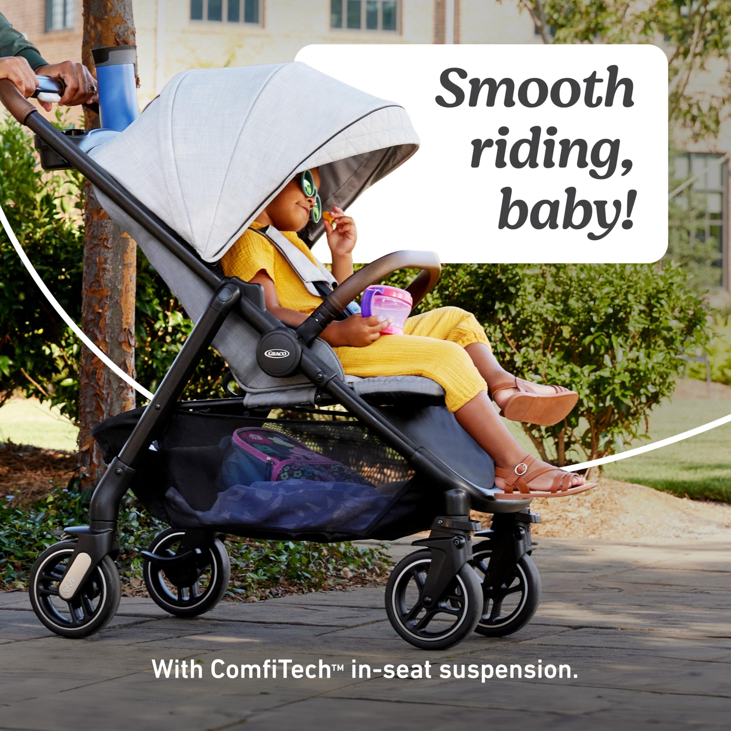 Graco® Premier Merge Travel System, 3-in-1 Car Seat Stroller Combo with EZ Spin Wheels for 360 Rotation,Includes SnugRide SnugFit 35 LX Infant Car Seat, Midtown : Baby