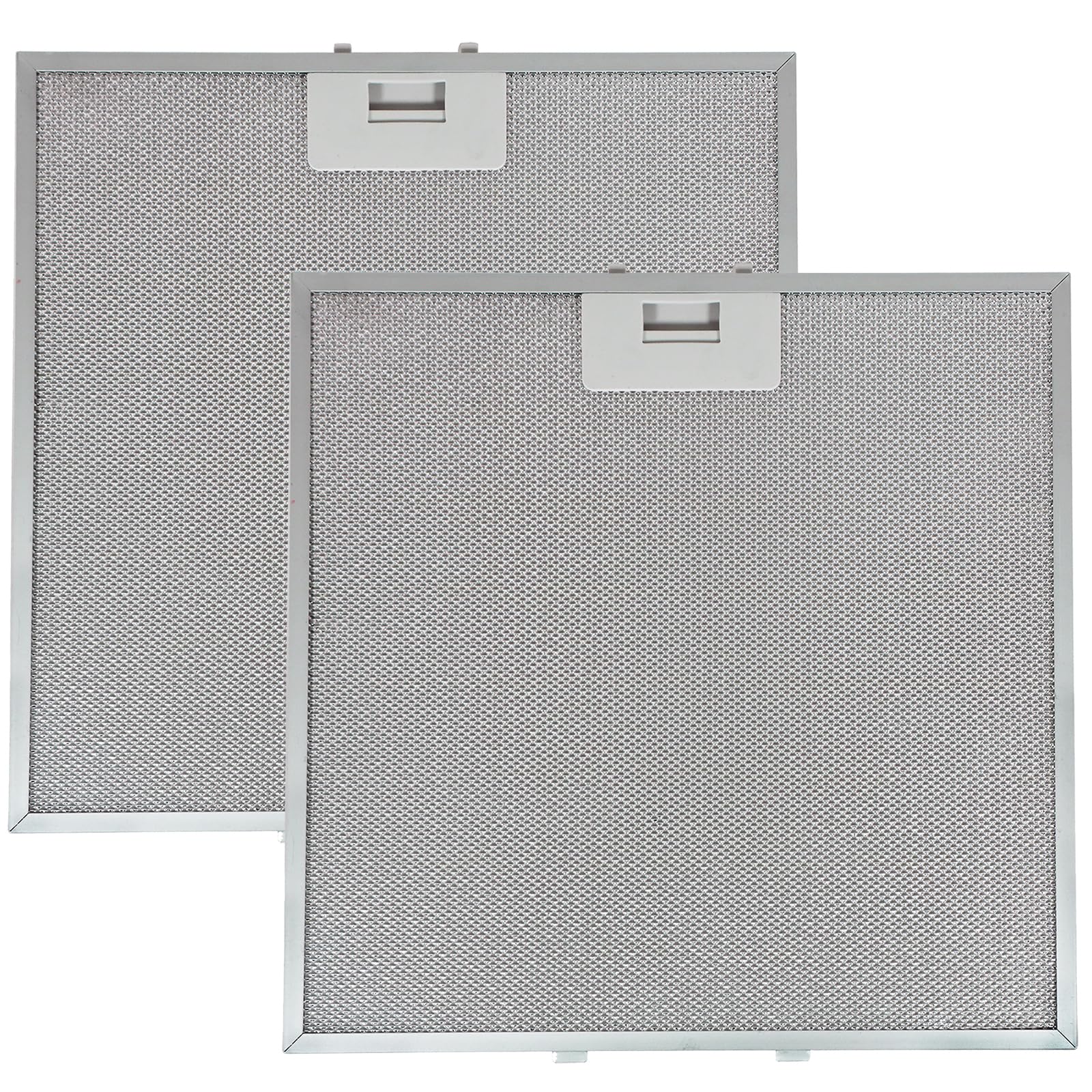 SPARES2GO Metalowy filtr tłuszczu z siatki do okapu kuchennego, 320 mm x 32 cm, opakowanie 2 filtrów