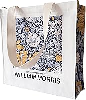 Vista 16 de Bolsa de lona para mujer con cremallera, bolsa de lona duradera y portátil reutilizable, bolsa de mano estética