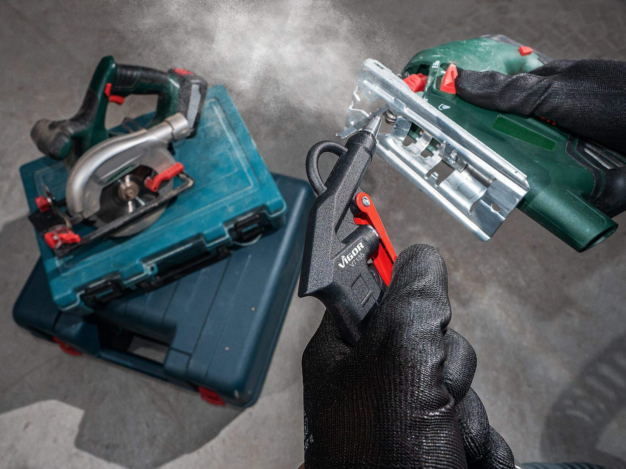 Vigor V7135 Pistolet à soufflage court