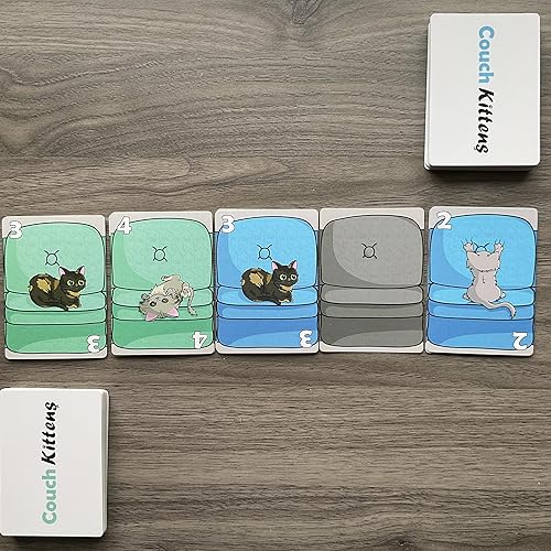 Miniatura 6 de Juego de cartas Couch Kittens - Juego rápido y fácil para 2 jugadores de The Dusty Top Hat