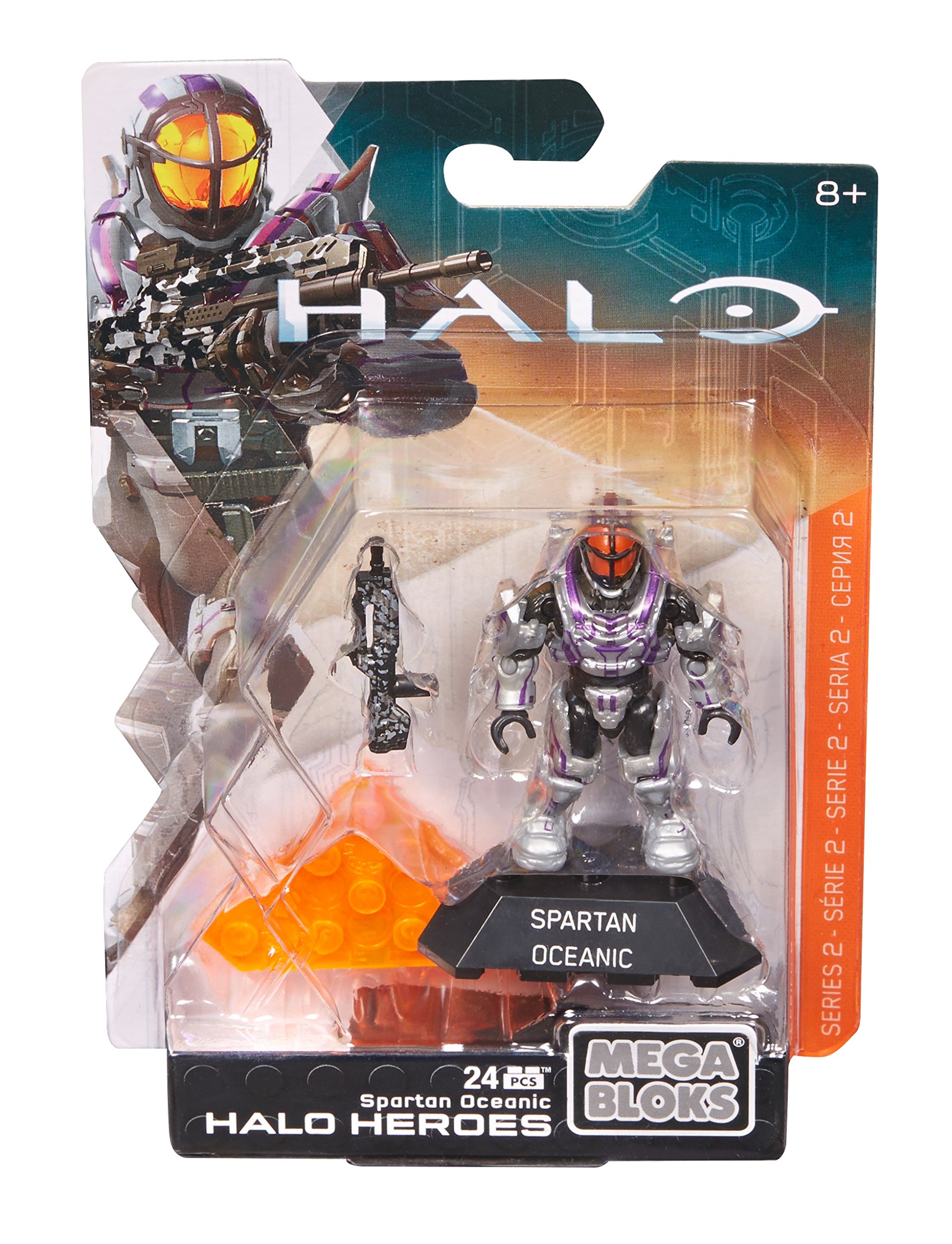 Mega Bloks Halo Serie 5 – Spartan Traslucido Rosso, Nuovo