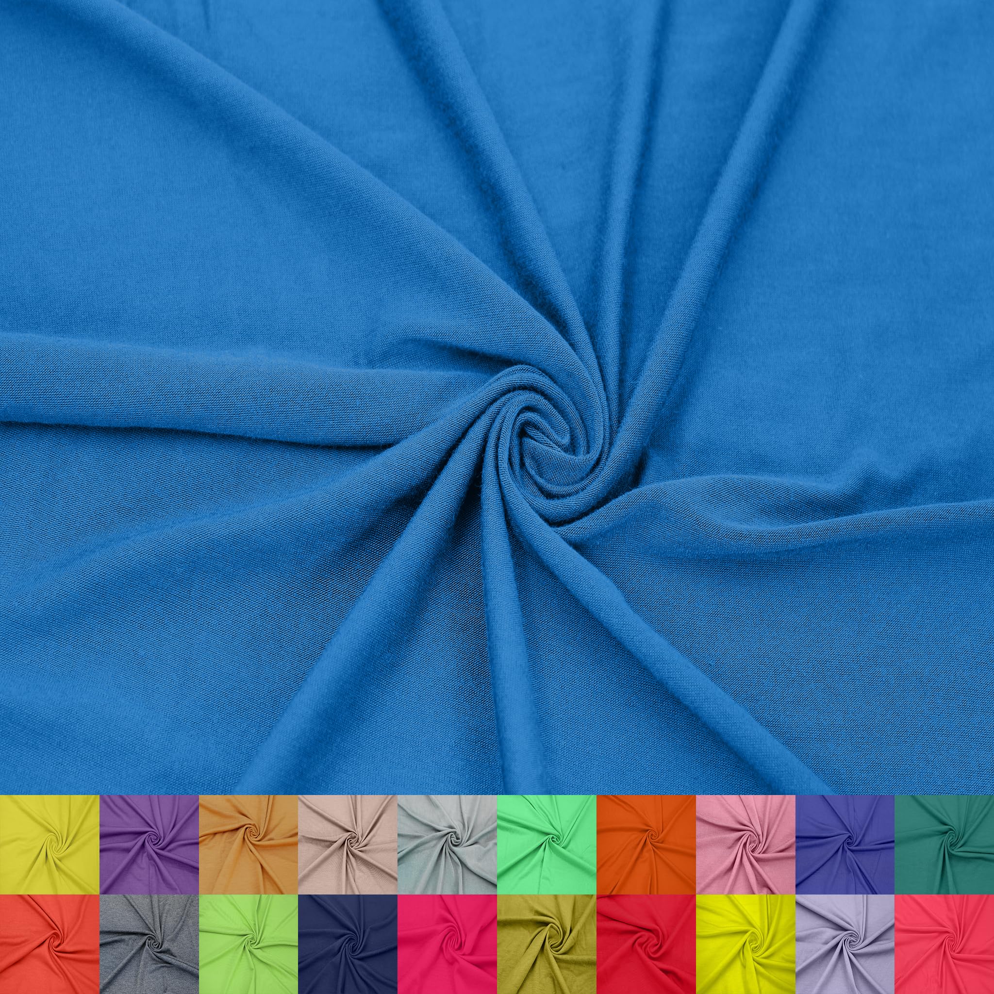 60" Wide Rayon Spandex Jersey Knit Fabric by The Yard - 4-Way Stretch, 200GSM, Medium Weight -Soft & Breathable - Apparel, Accessories, Maternity & Decorations — view 19