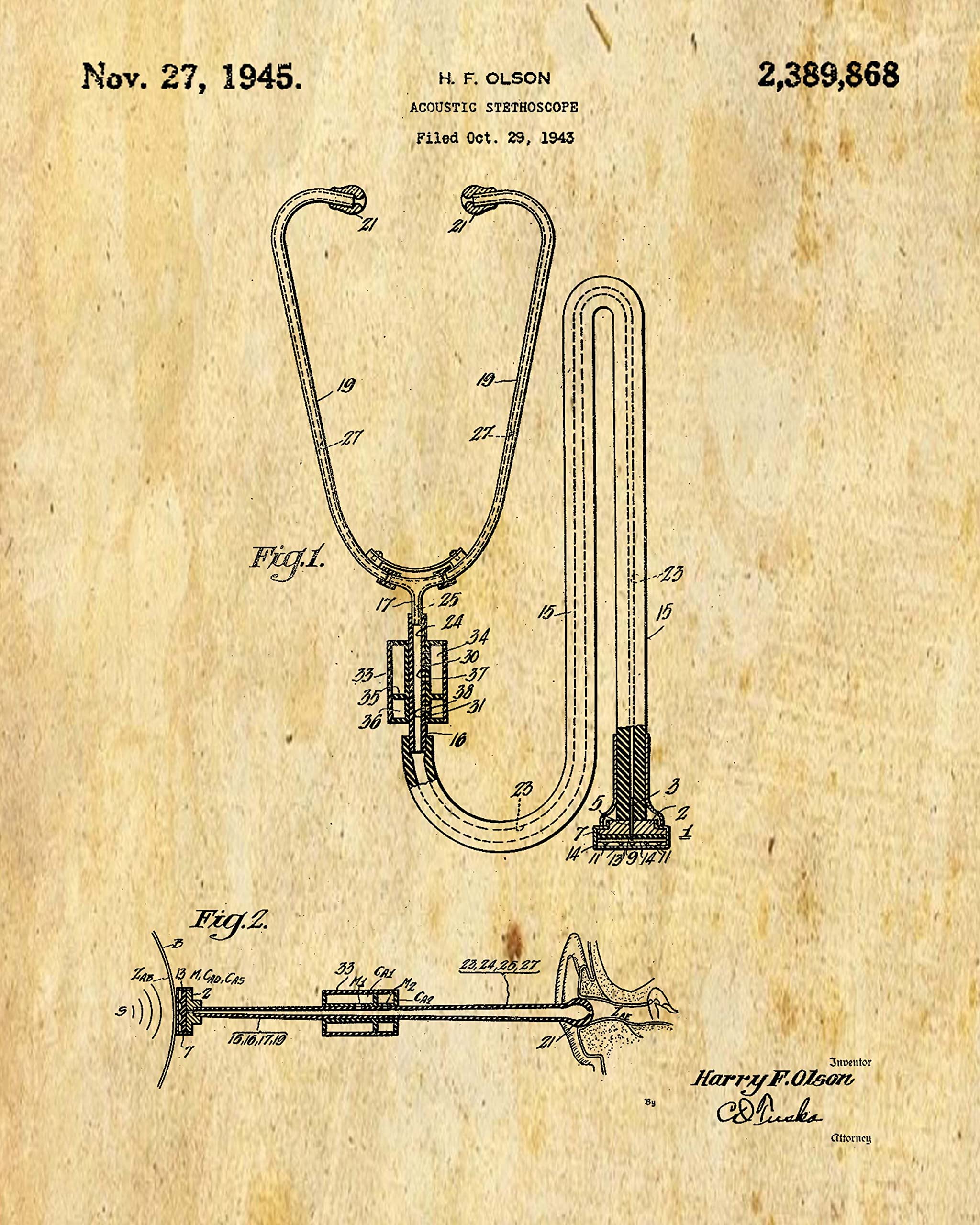 Amazon.com: Vintage Medicine Wall Art Patent Prints - Set of 6