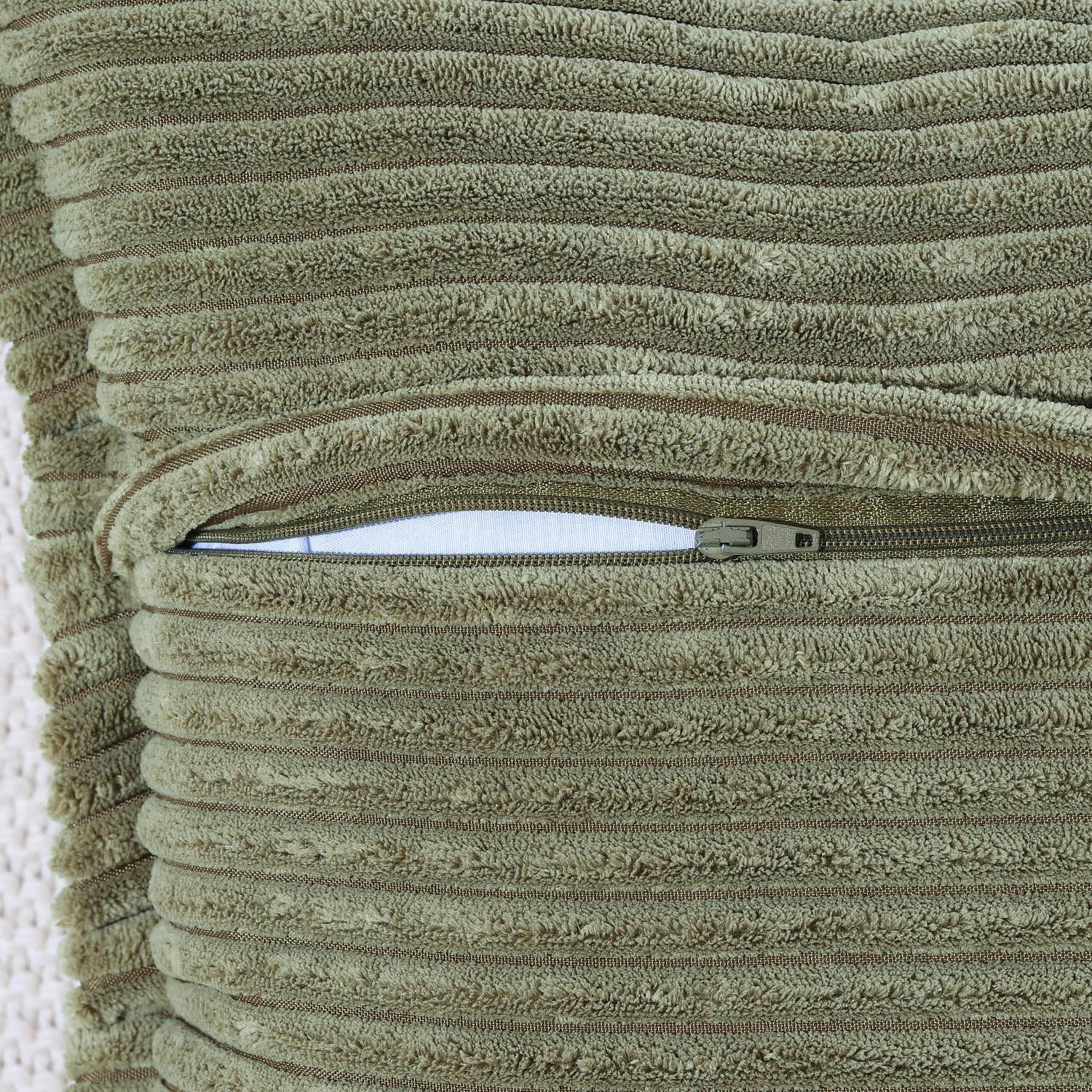 Amazon.co.jp: Madizz 2枚セット コーデュロイ 装飾的な