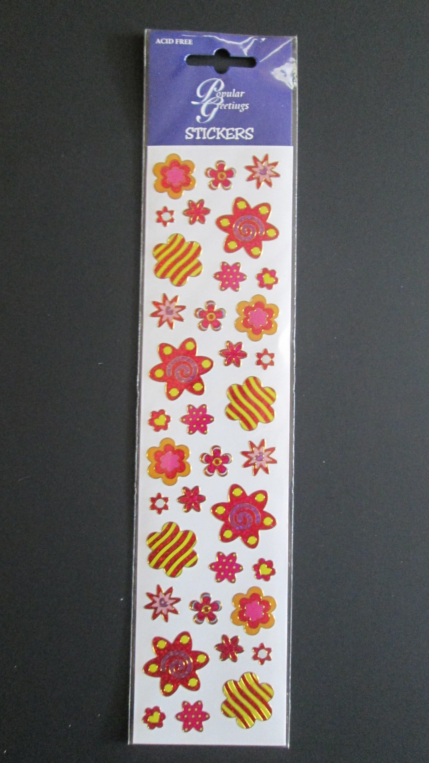 Stickers Asst. #60044 - Flower Shapes