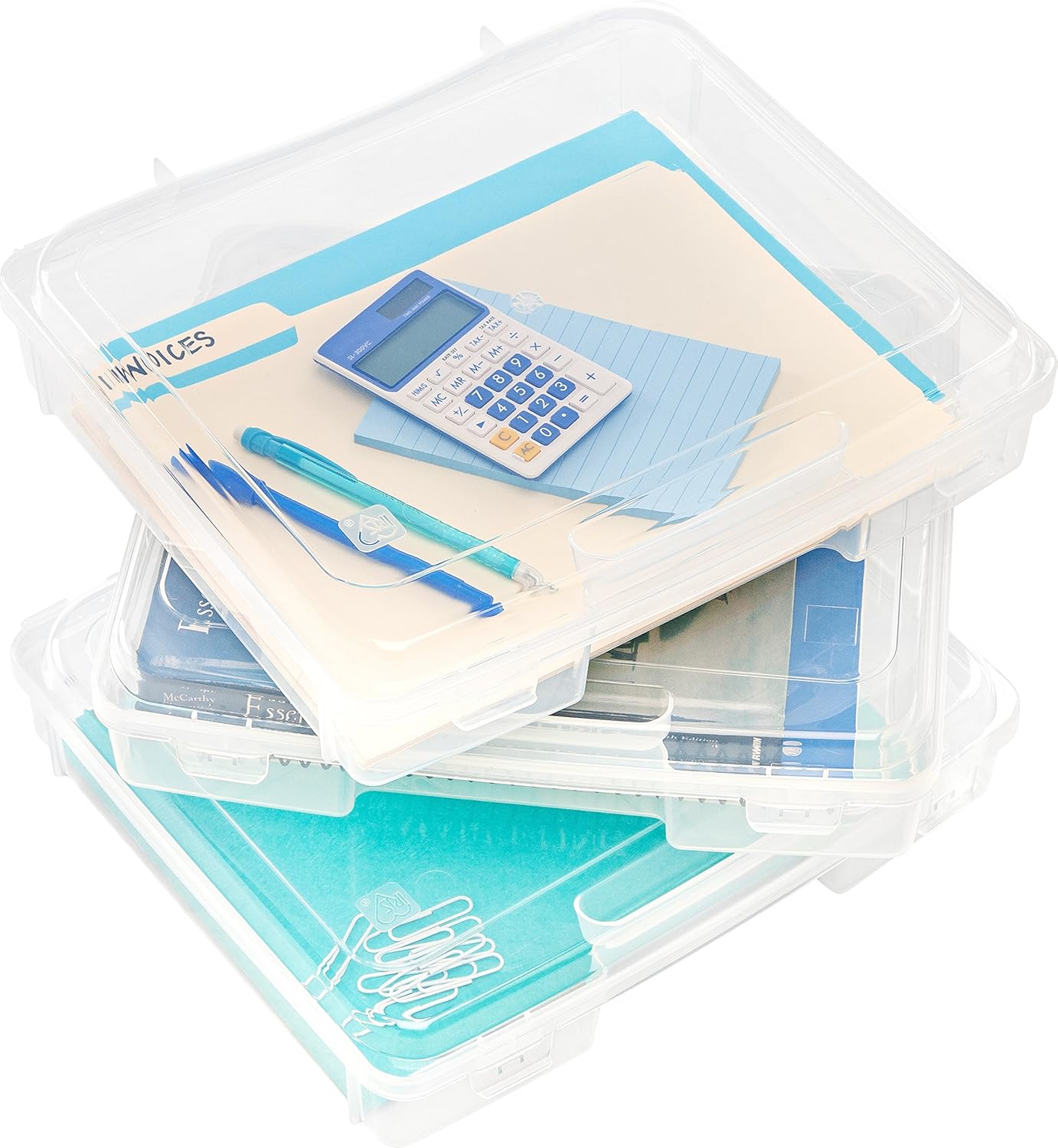 IRIS USA PJC-300 Portable Project Case, Thick, Clear : Home & Kitchen