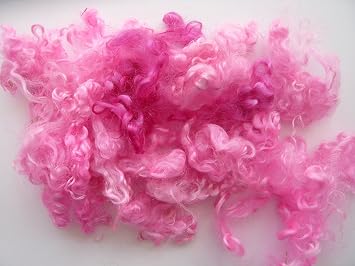 heidifeathers Mohair Locks - You choose the colour (Pinks)