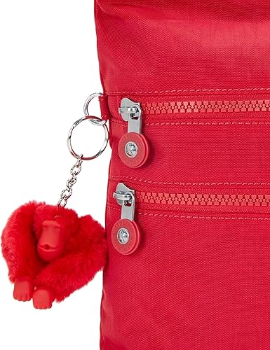 Vista 46 de Kipling Alvar - Bolso cruzado con estampado mediano índigo (Indigo/Bloom)