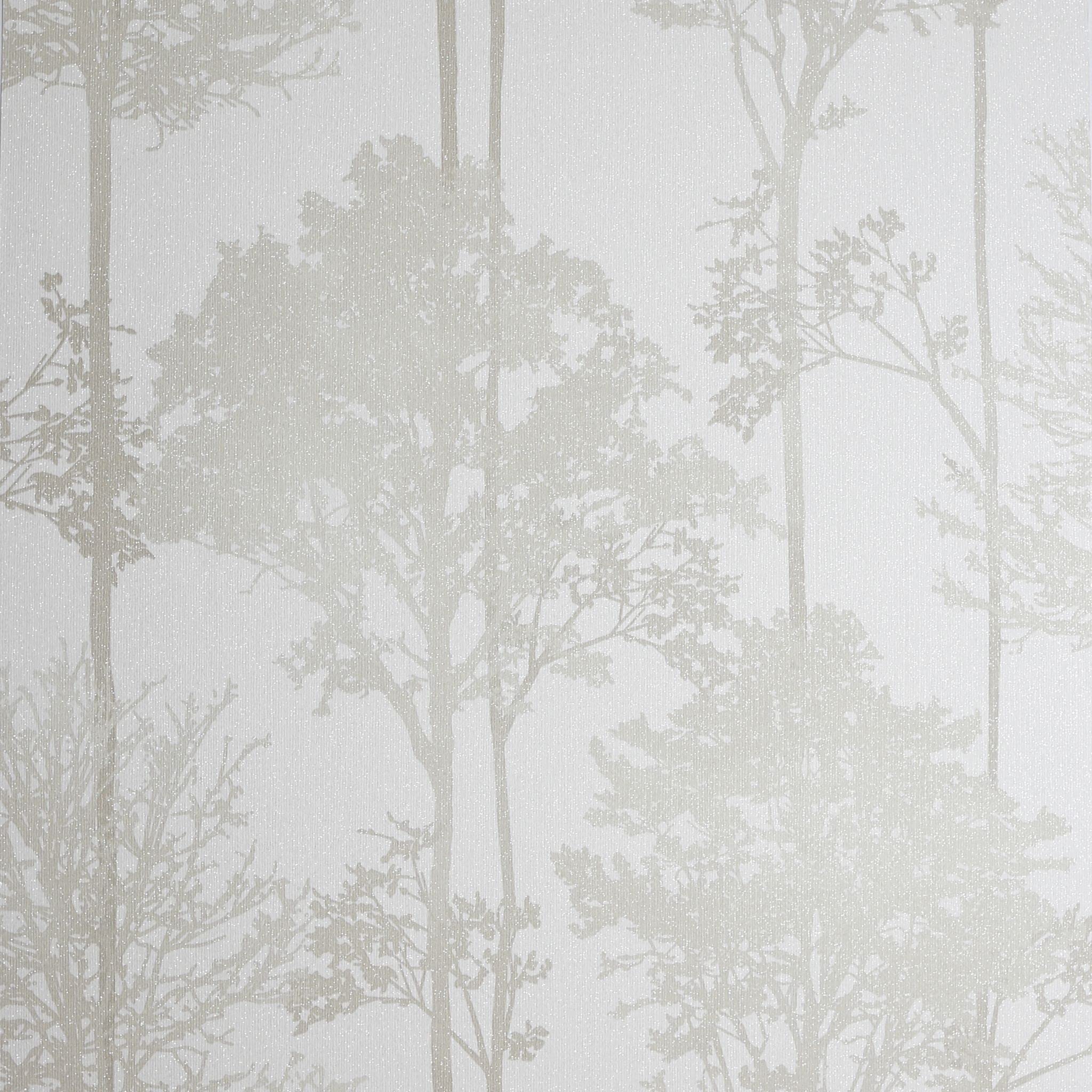 Arthouse Neutral | Stardust Tree Wallpaper | Glittering Gold Tree Design | Textured Vinyl Wallcovering | Paste-The-Paper | Durable Wallpaper For Living Room, Bedroom & More | 1005 X 53Cm