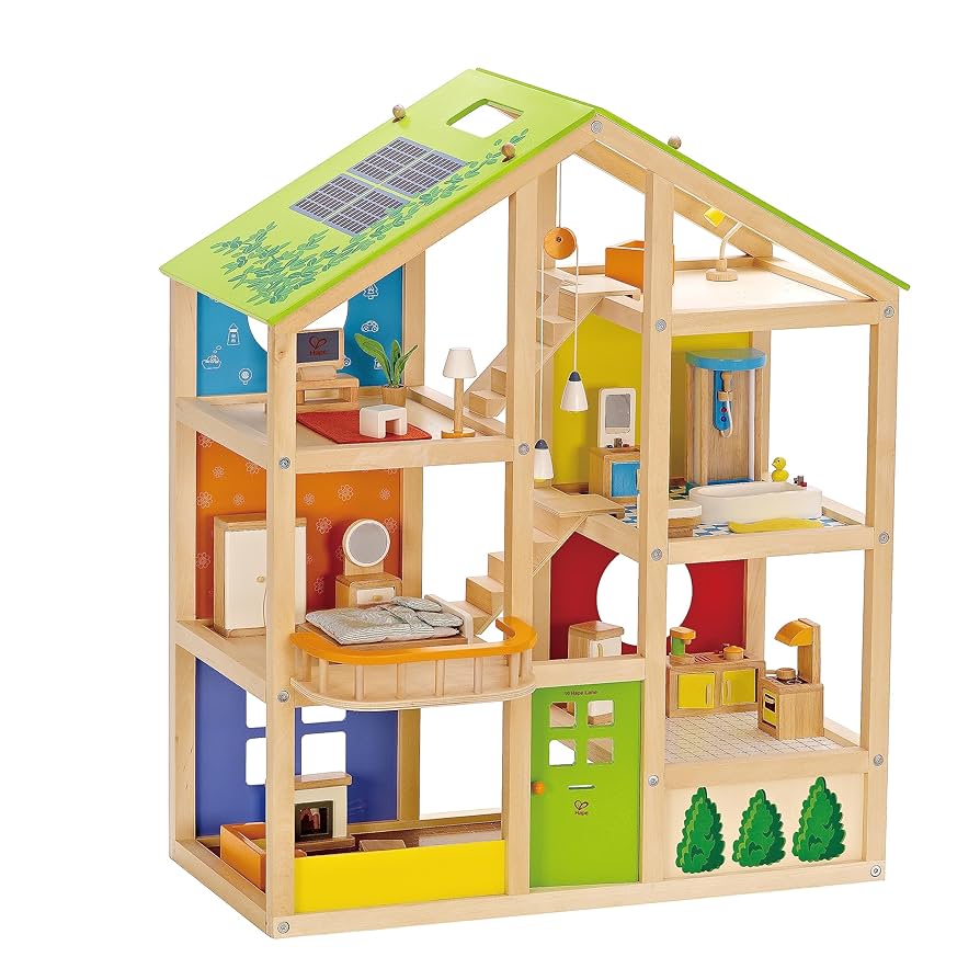 H*L様 HAPE ドールハウス＋家具＋人形 Amazon.com: All Seasons Kids Wooden Dollhouse by Hape