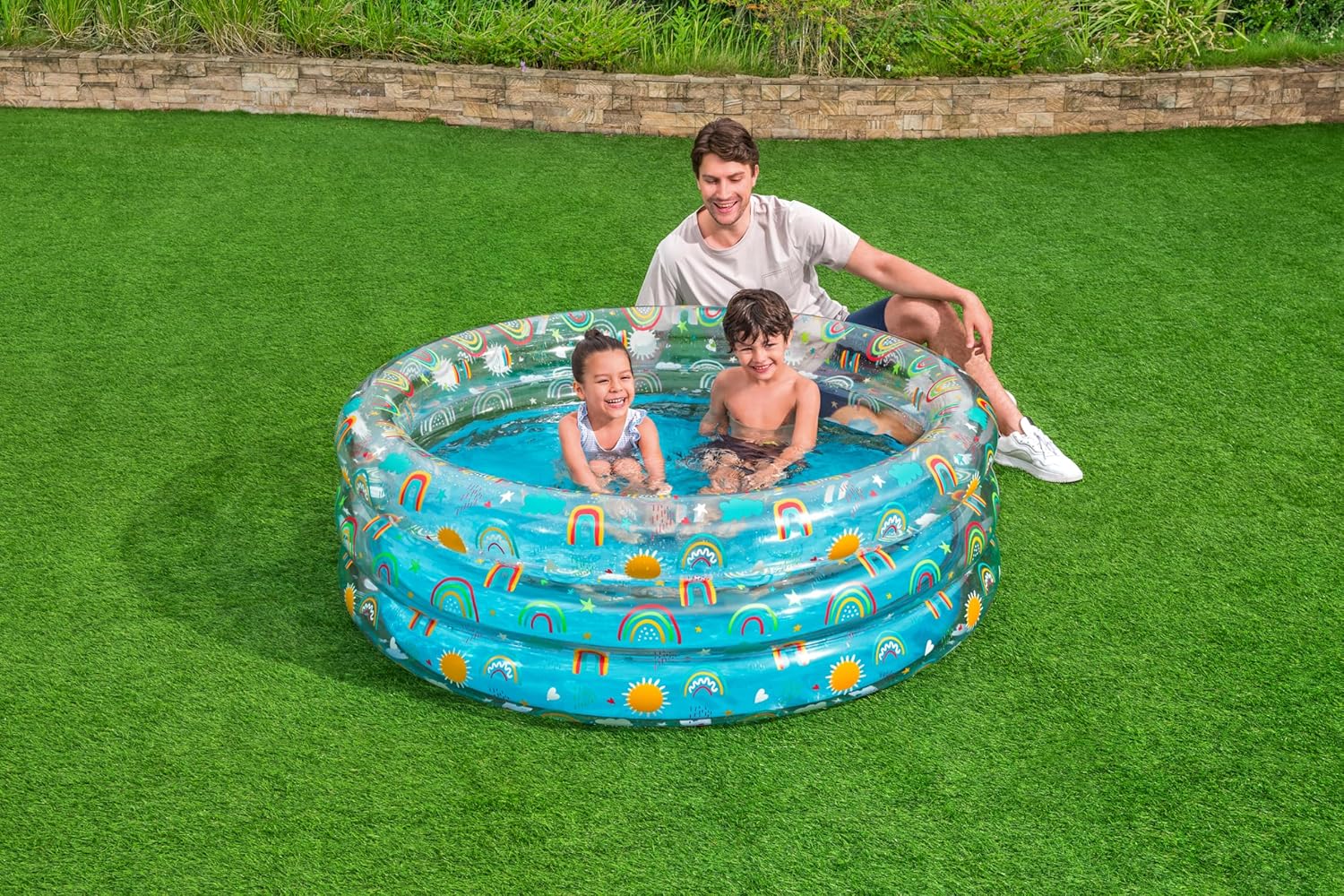 Bestway Rainbow Splash Paddling Pool Diameter 150 x 53 cm