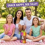 Honey Sticks Flavored - Raw Honey Straw Variety Pack for Tea, Coffee & Healthy Snack for Kids & Adults - Single Serve Pure American Honey Sticks by Bee Silly Honey (50)