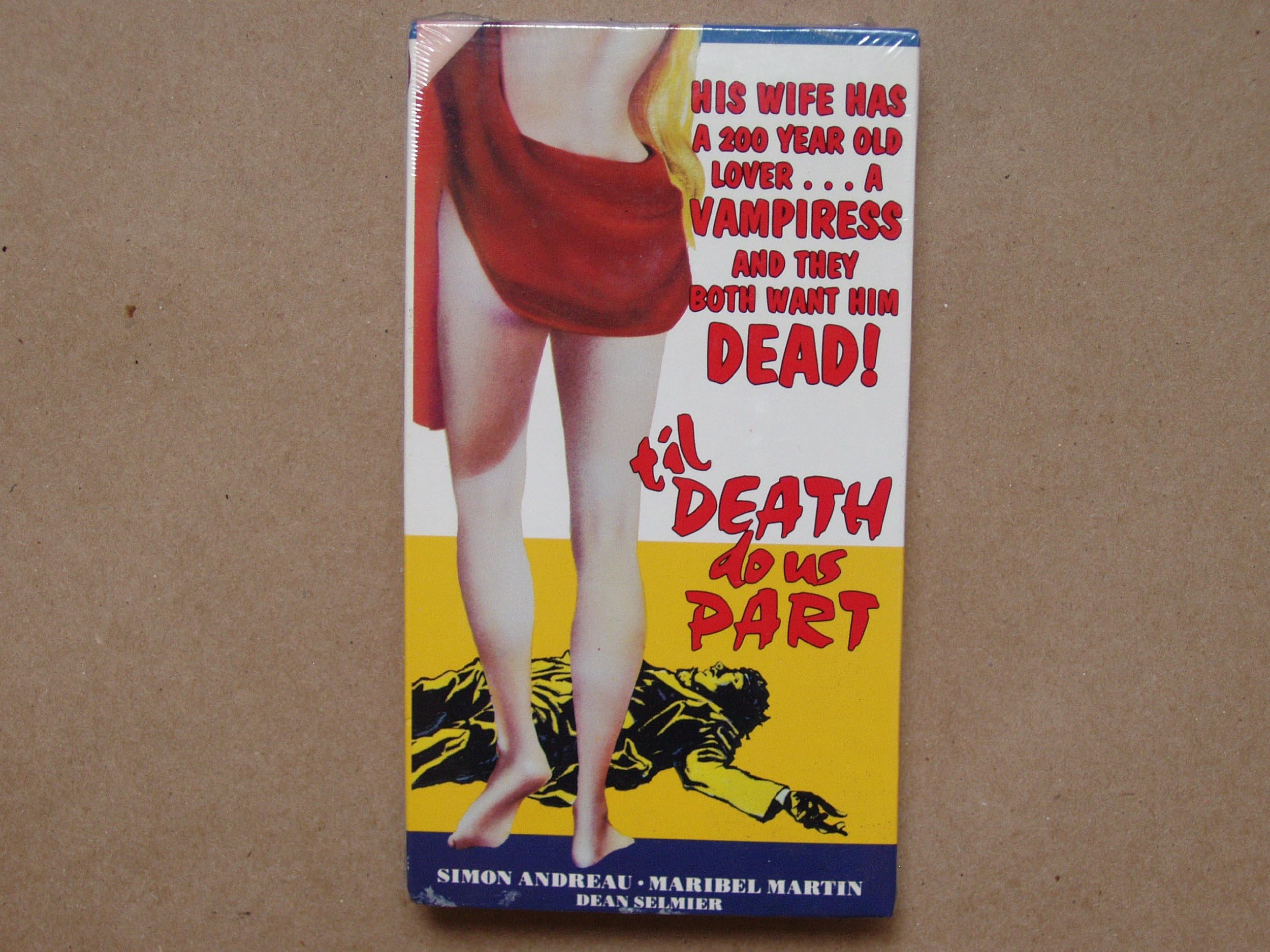 Til Death Do us Part (VHS tape) aka The Blood Spattered Bride - Simon Andreau, Maribel Martin, Dean Selmier